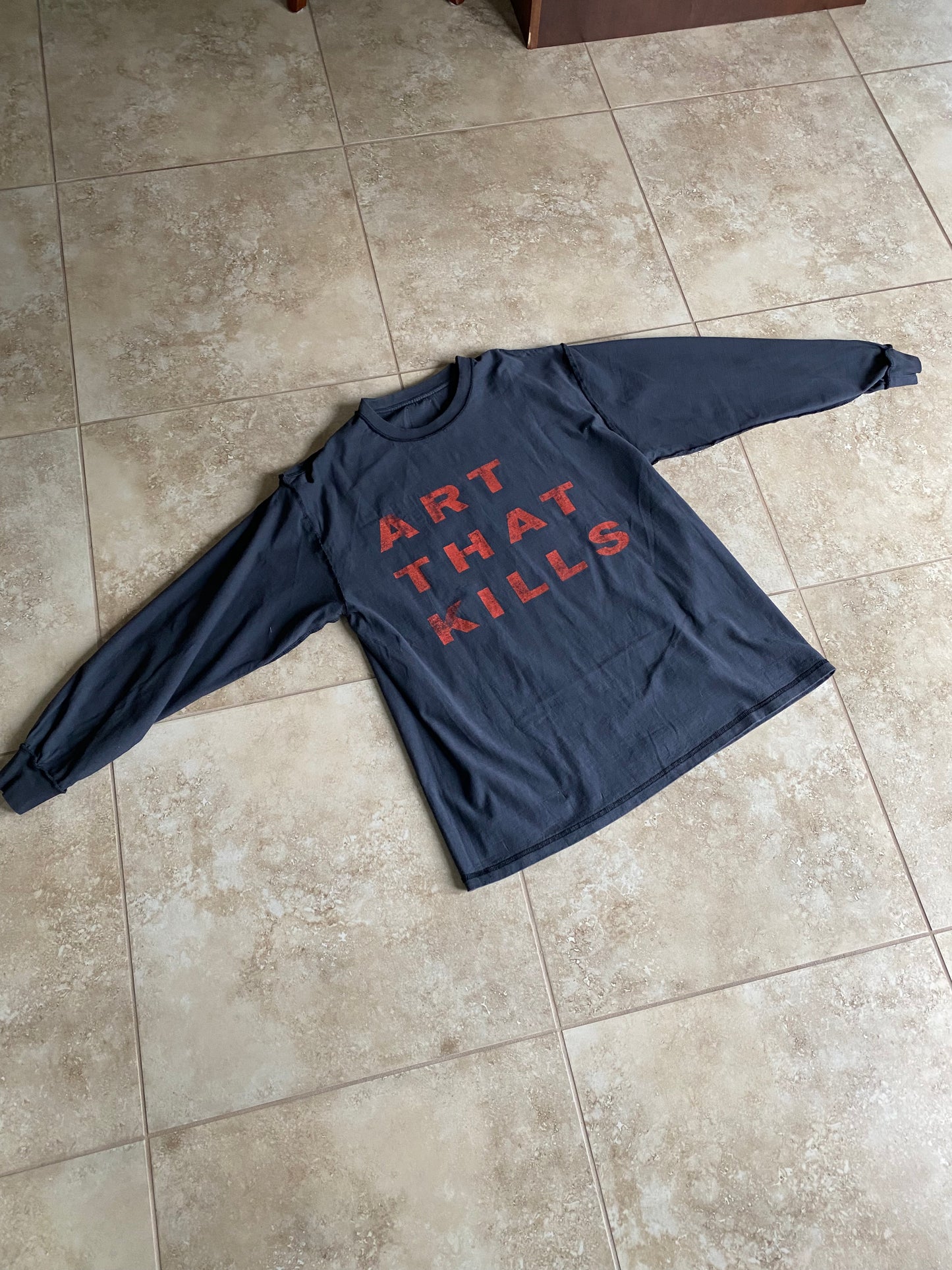 Gallery Dept. reverse Art that kills Long Sleeve Tee
