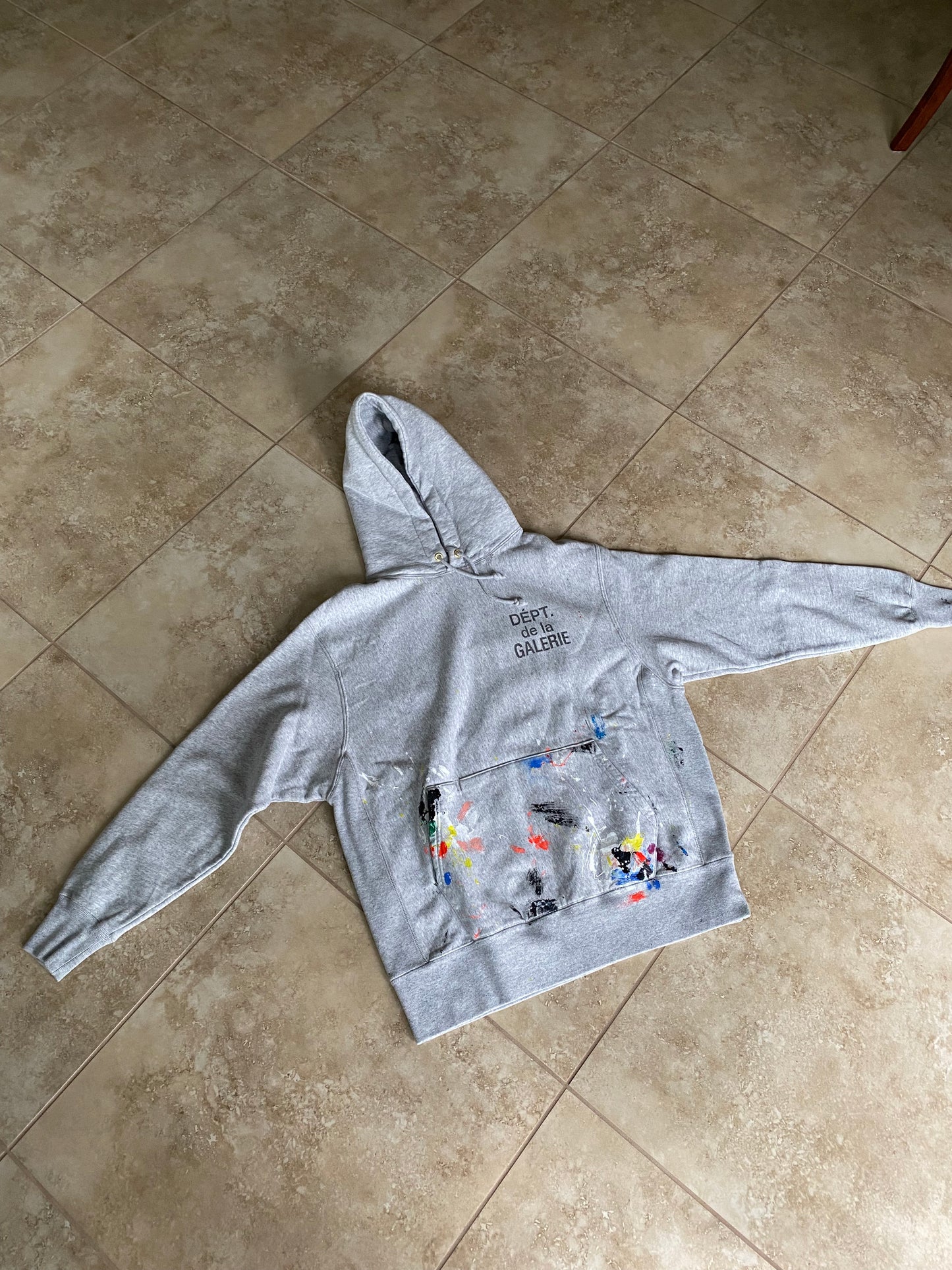 Gallery Dept. Paint Splatter long sleeve hoodie
