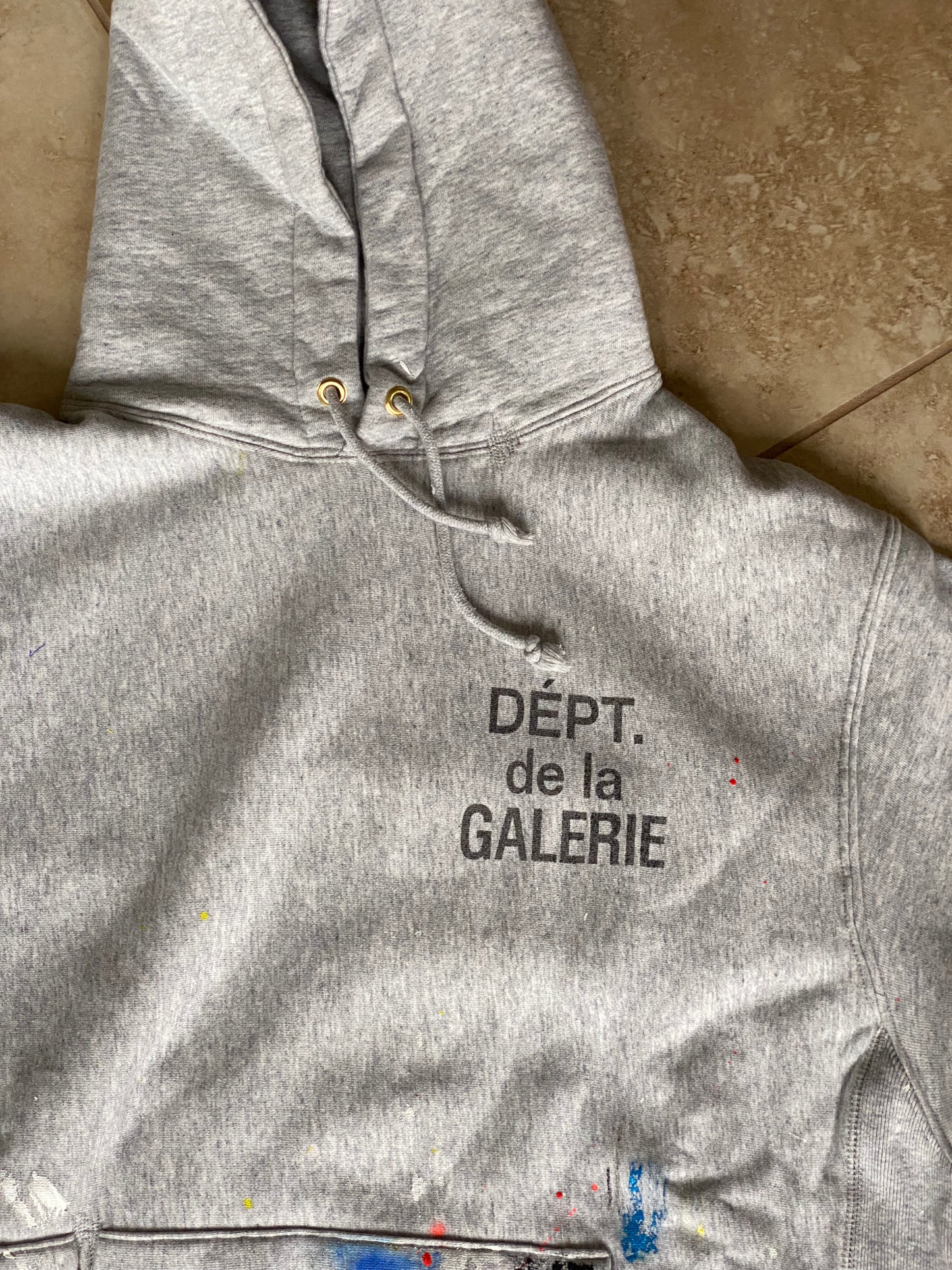 Gallery Dept. Paint Splatter long sleeve hoodie