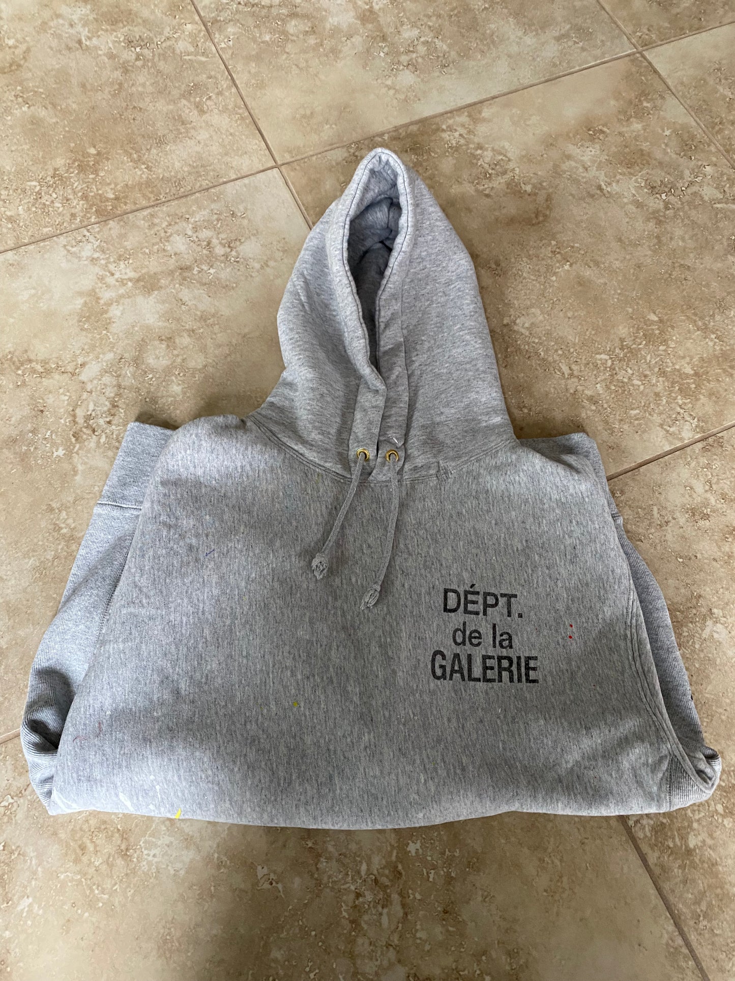 Gallery Dept. Paint Splatter long sleeve hoodie