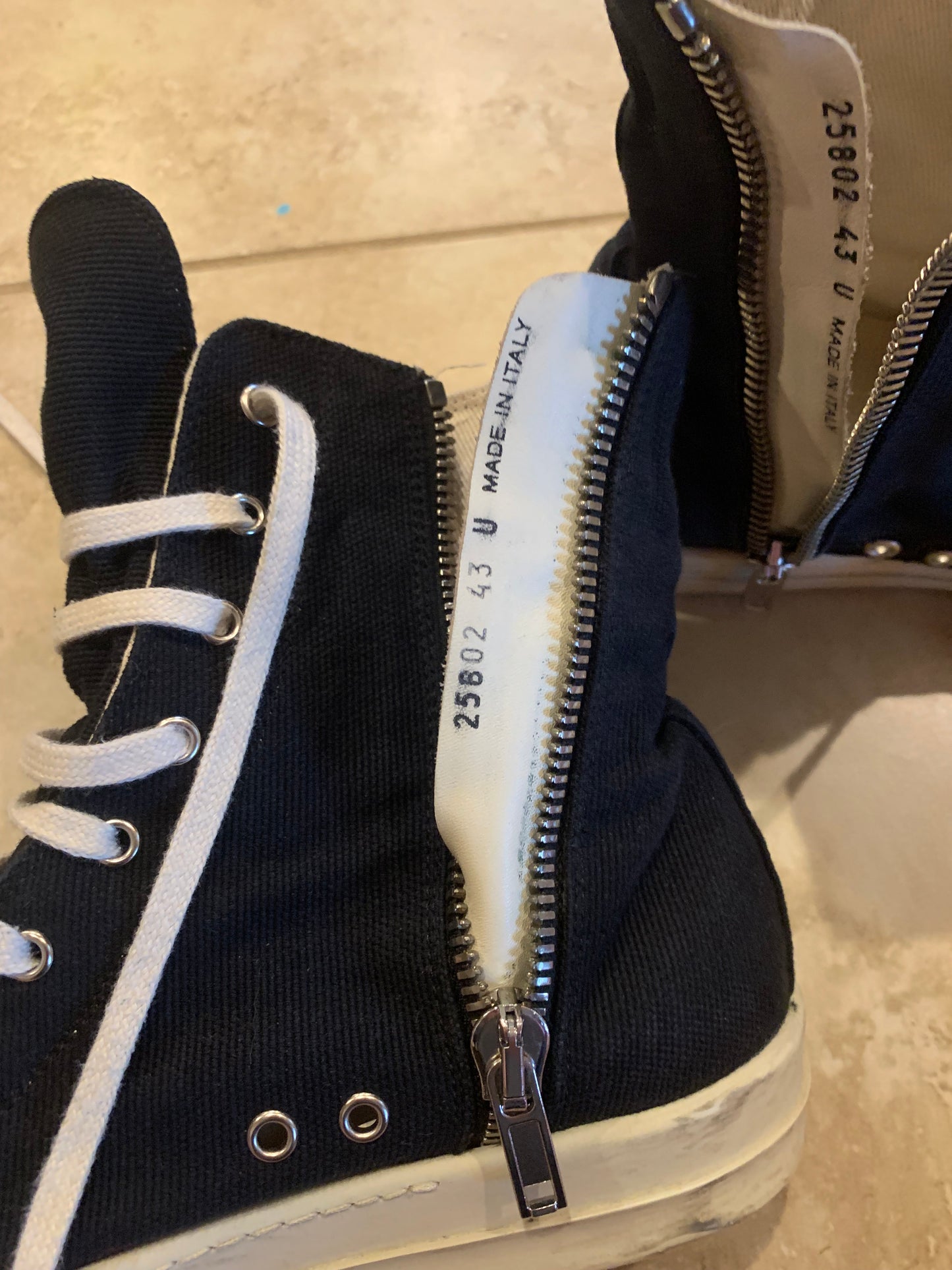 Rick Owens Ramones High top