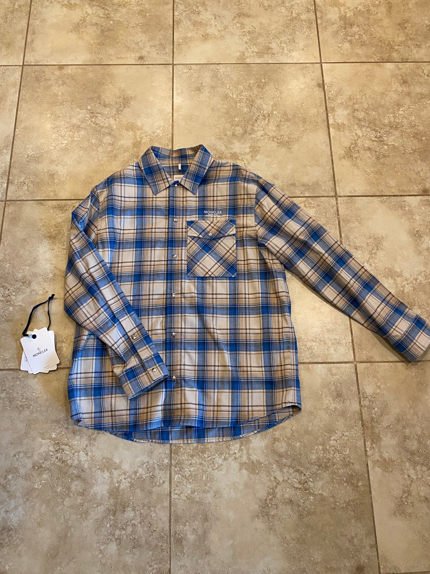 Moncler Checkered Button up flannel