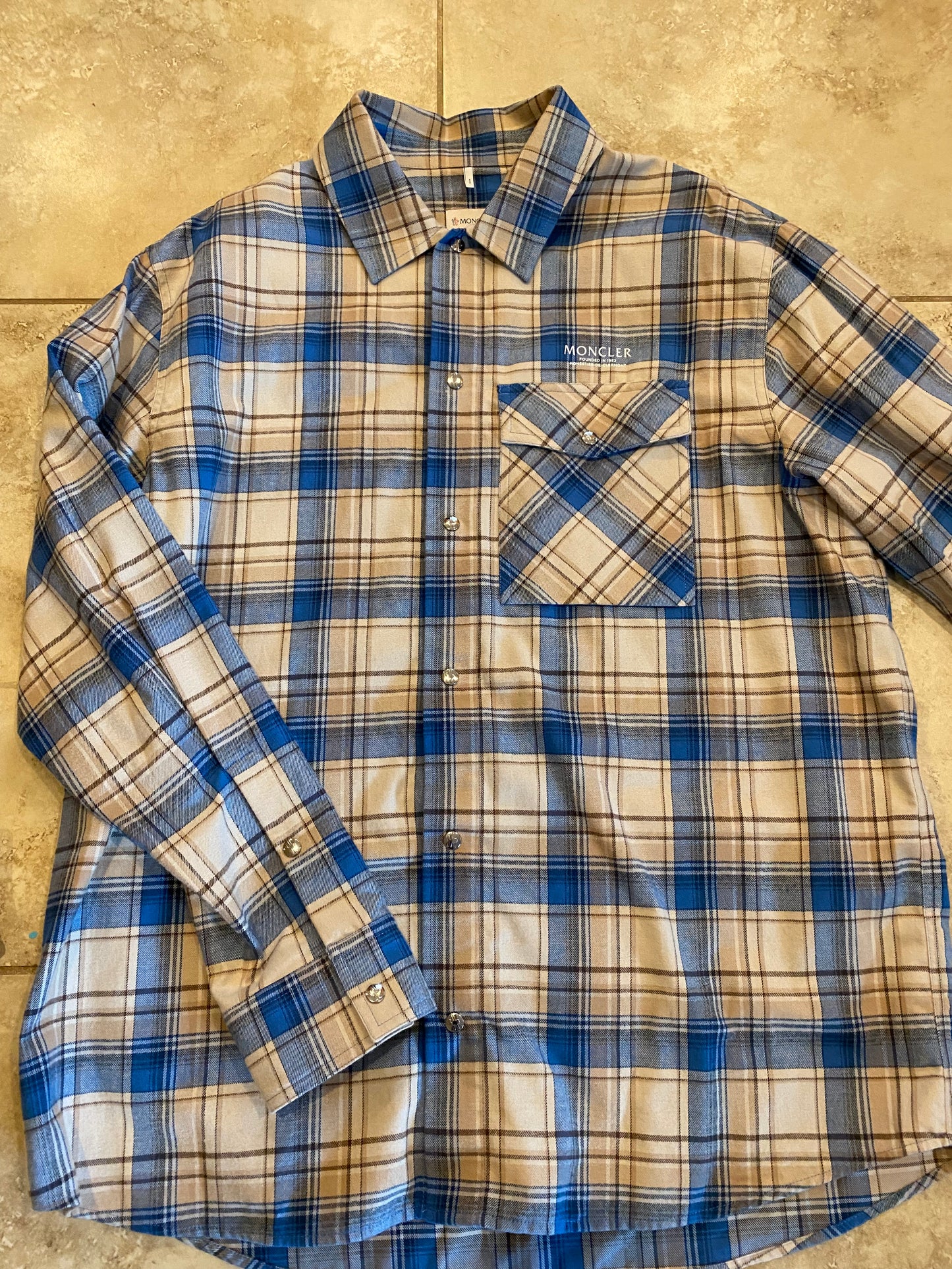 Moncler Checkered Button up flannel