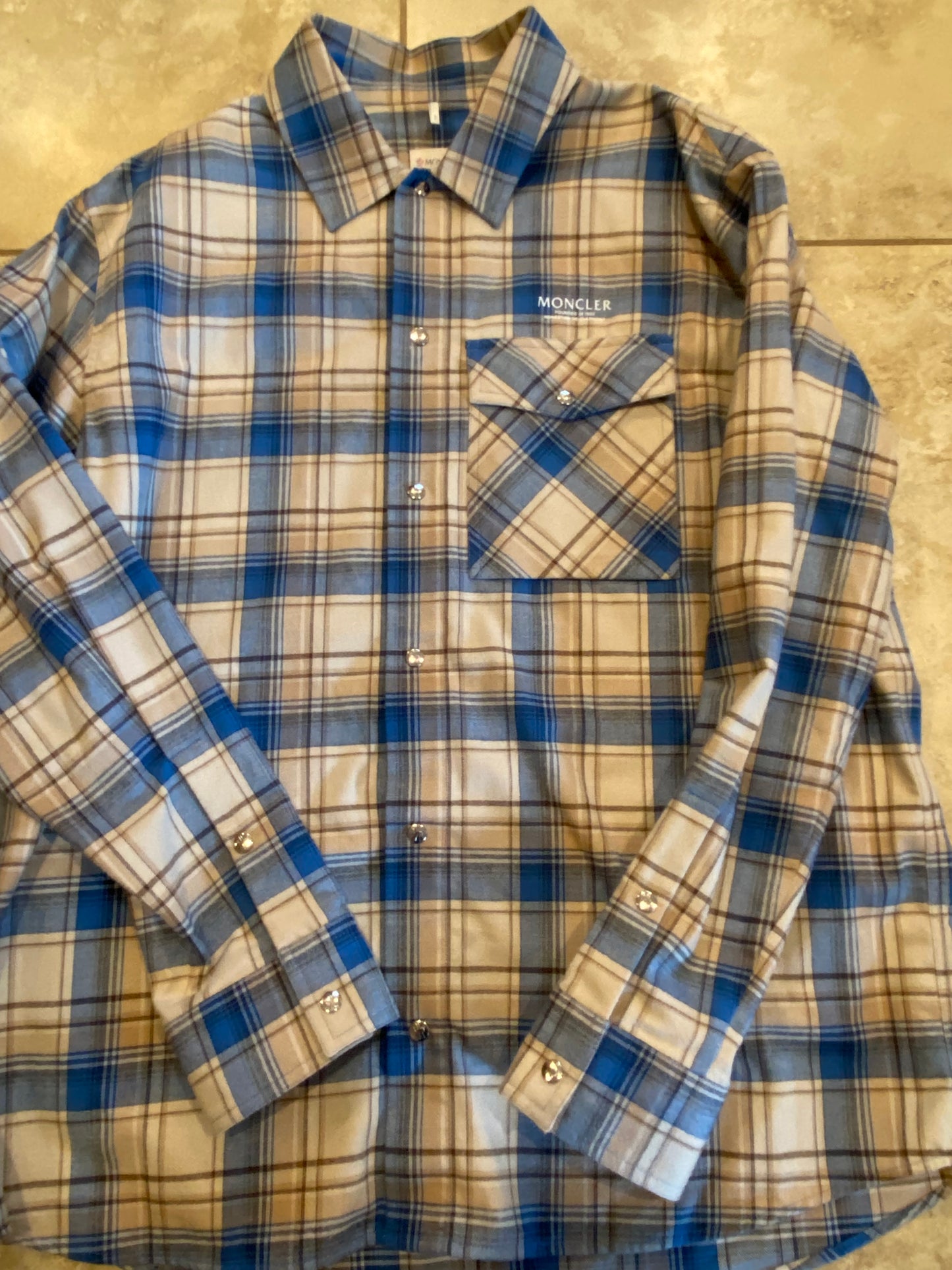 Moncler Checkered Button up flannel
