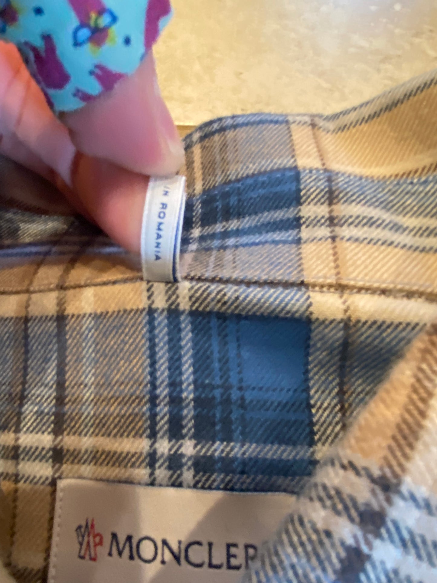 Moncler Checkered Button up flannel