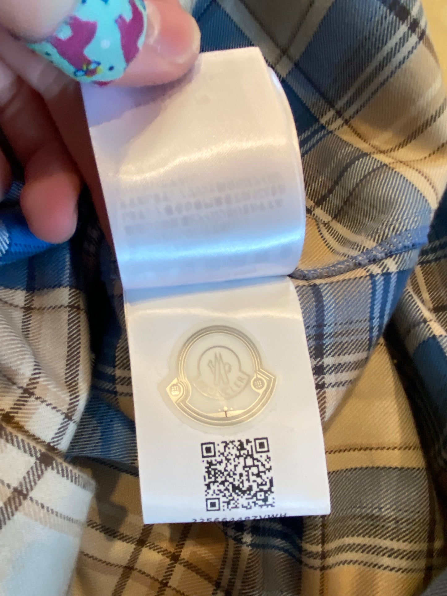 Moncler Checkered Button up flannel