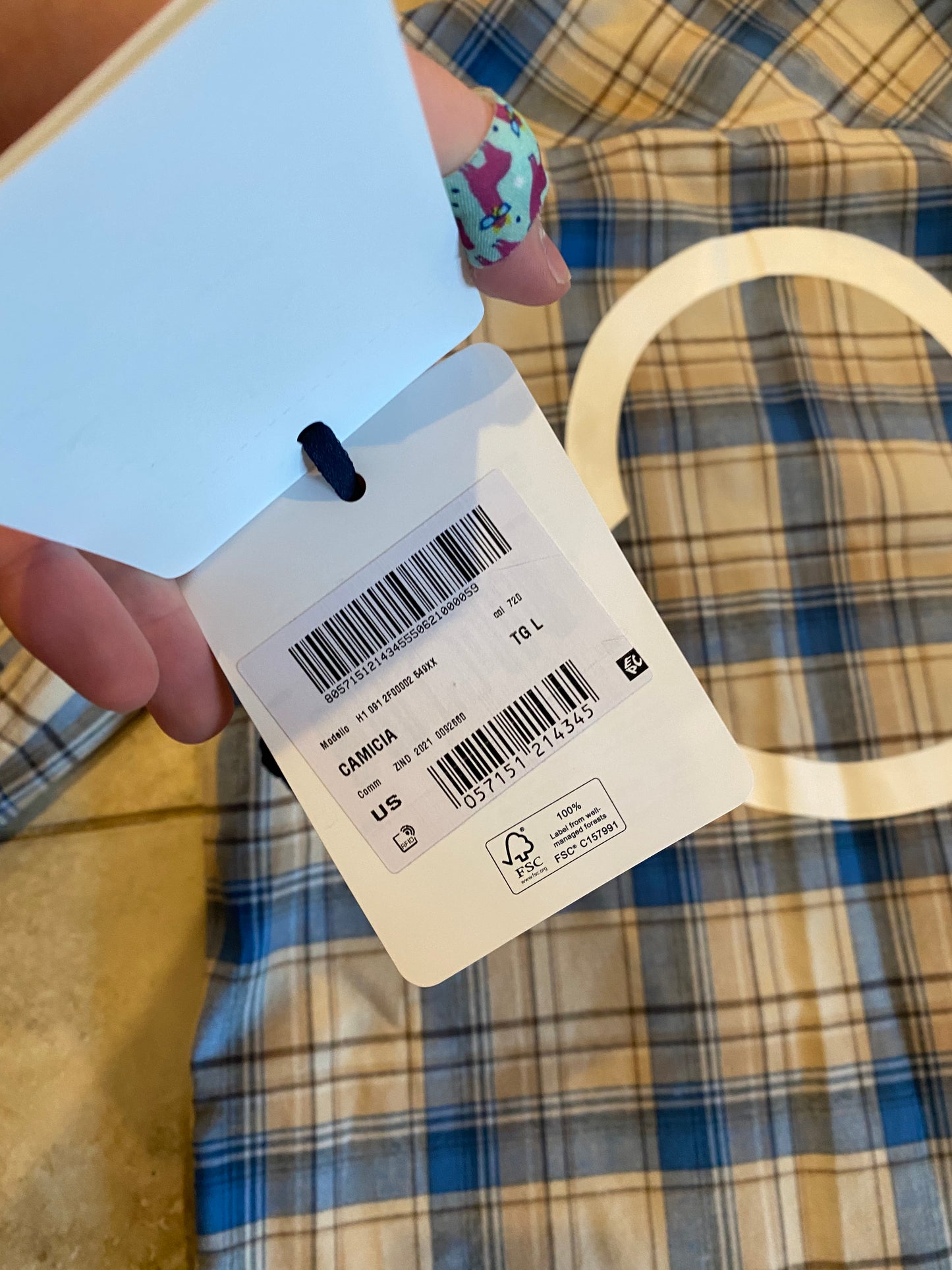 Moncler Checkered Button up flannel