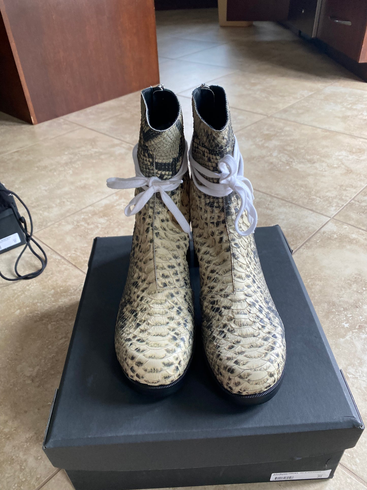 1017 ALyx 9SM Snake Skin Bowie Boots
