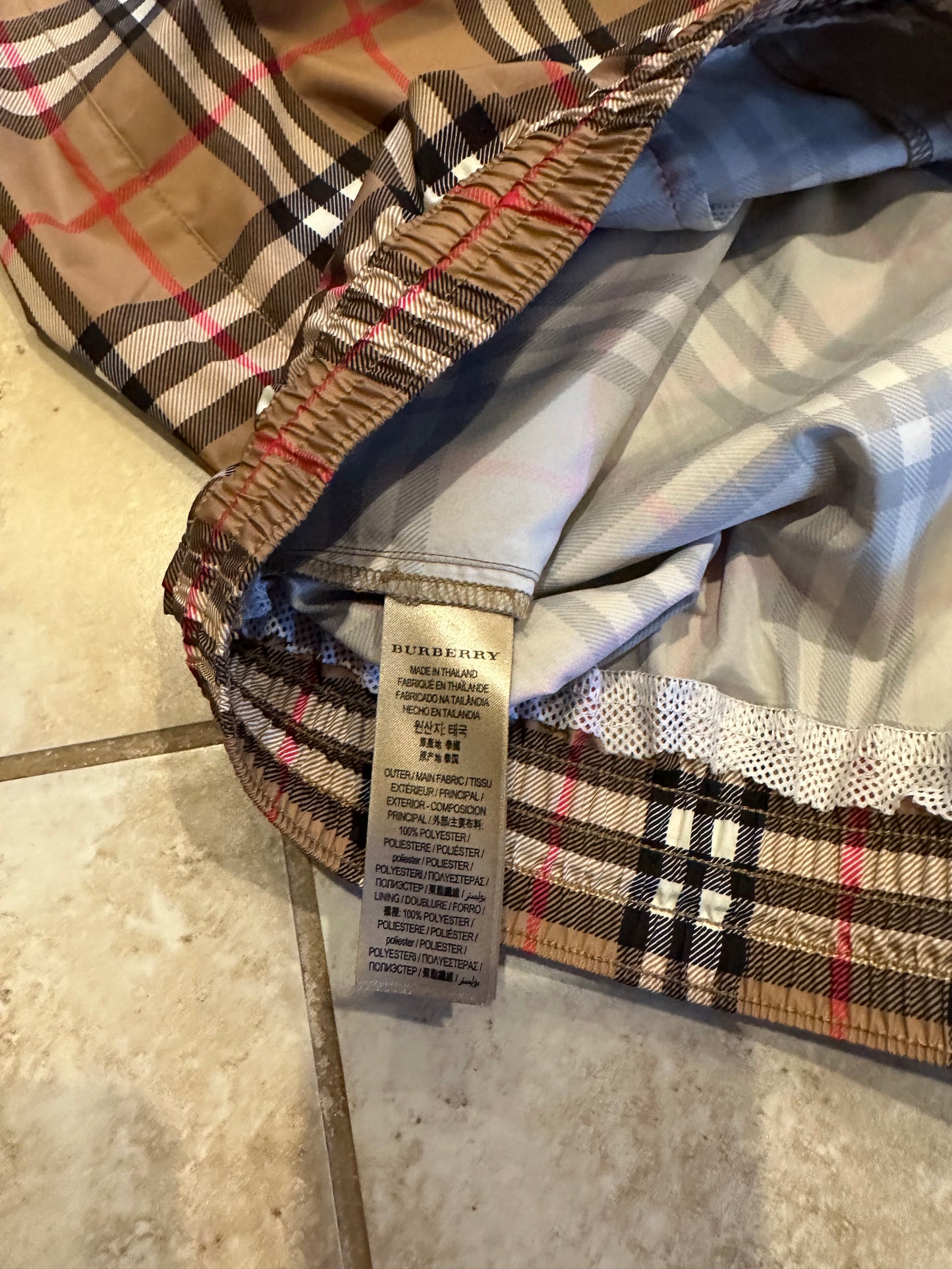 Burberry Classic Checkerboard Shorts