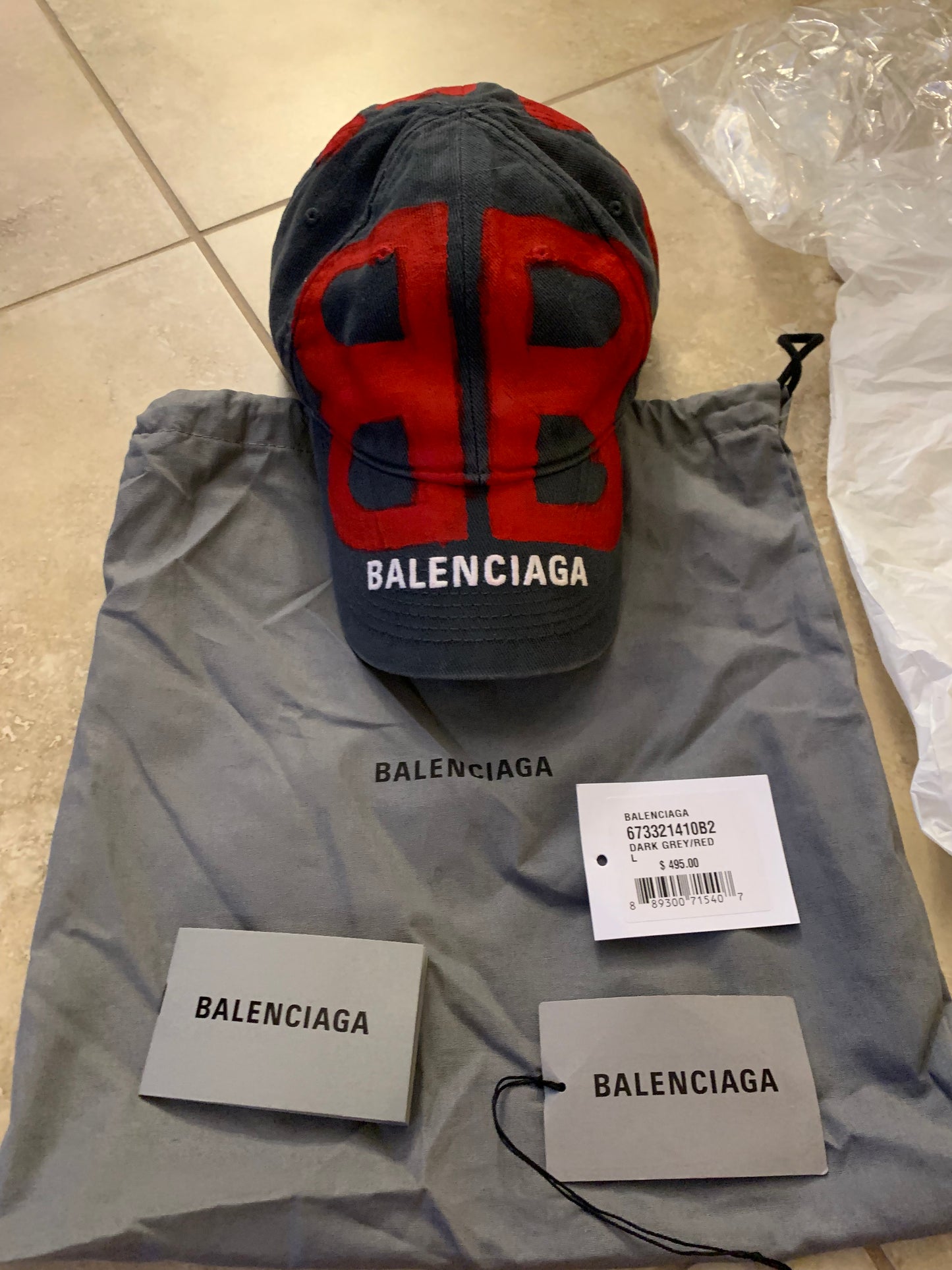 Balenciaga Sprayed painted Hat