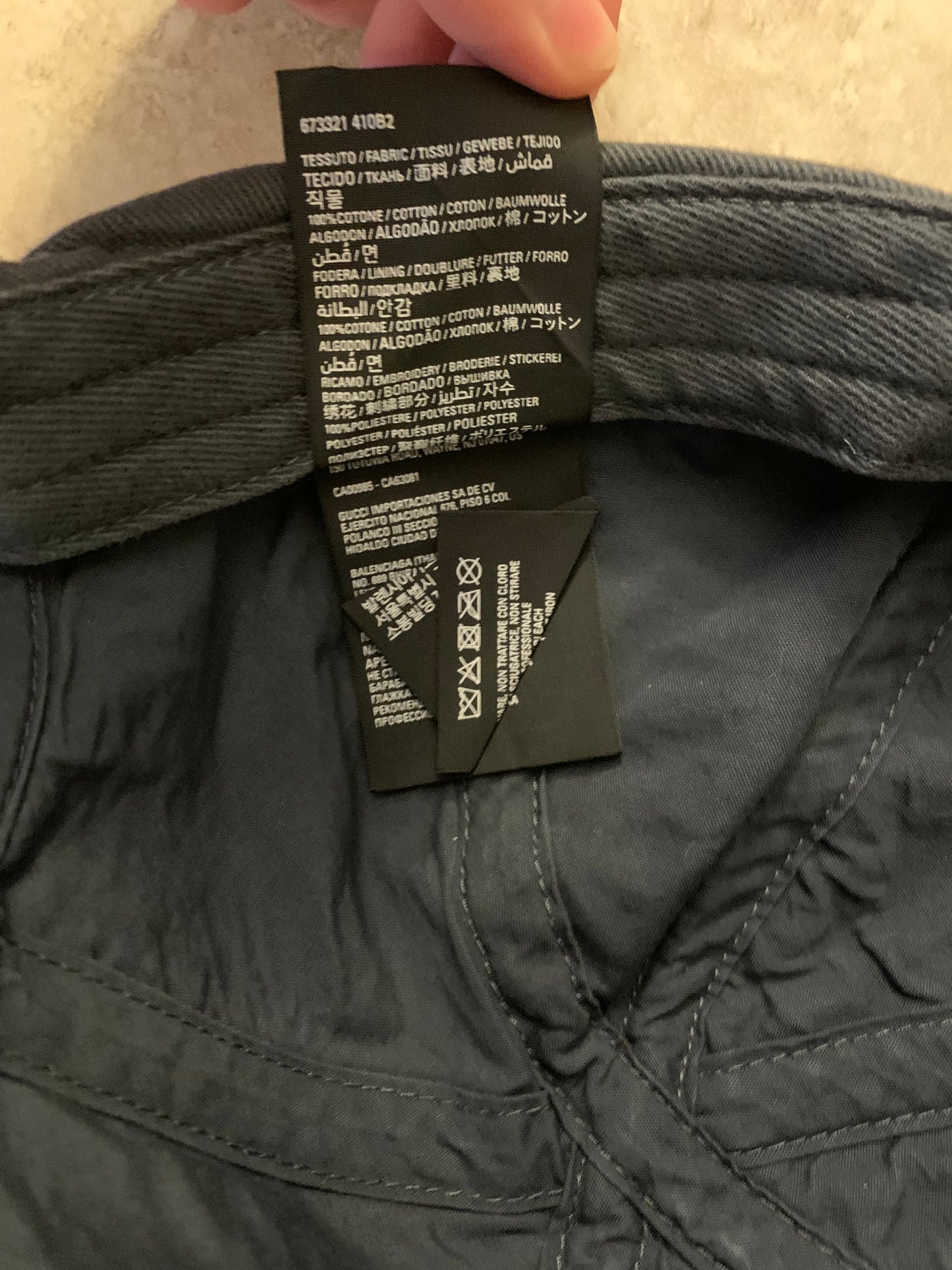 Balenciaga Sprayed painted Hat
