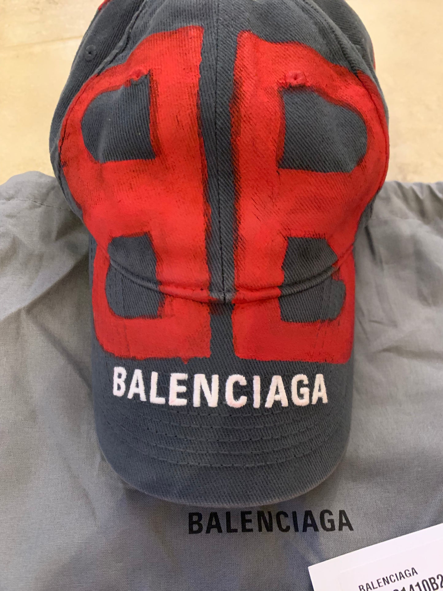 Balenciaga Sprayed painted Hat