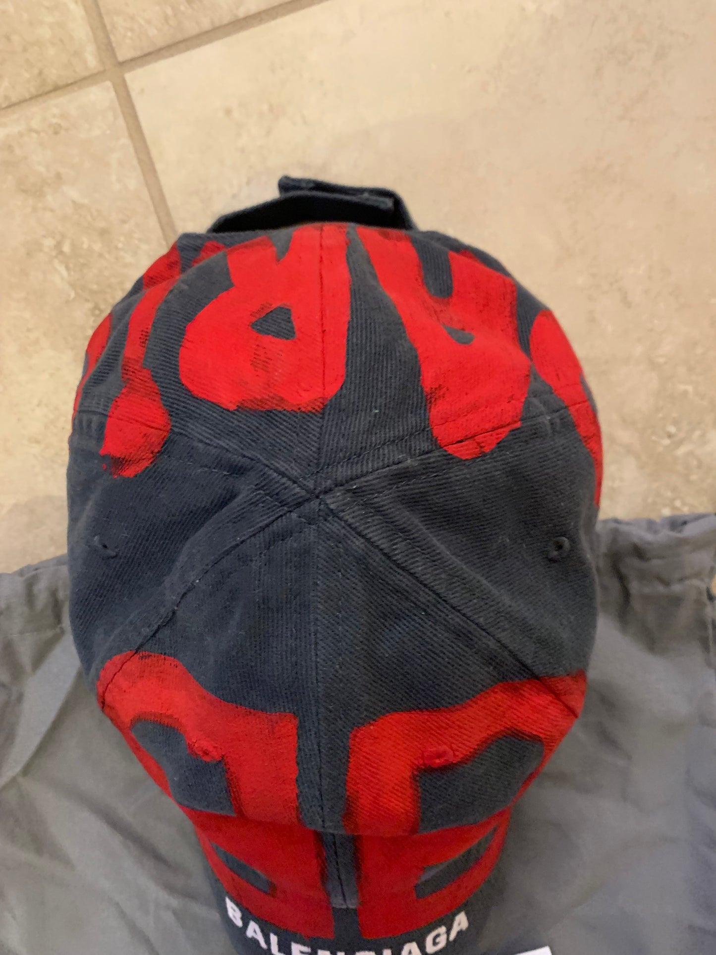 Balenciaga Sprayed painted Hat