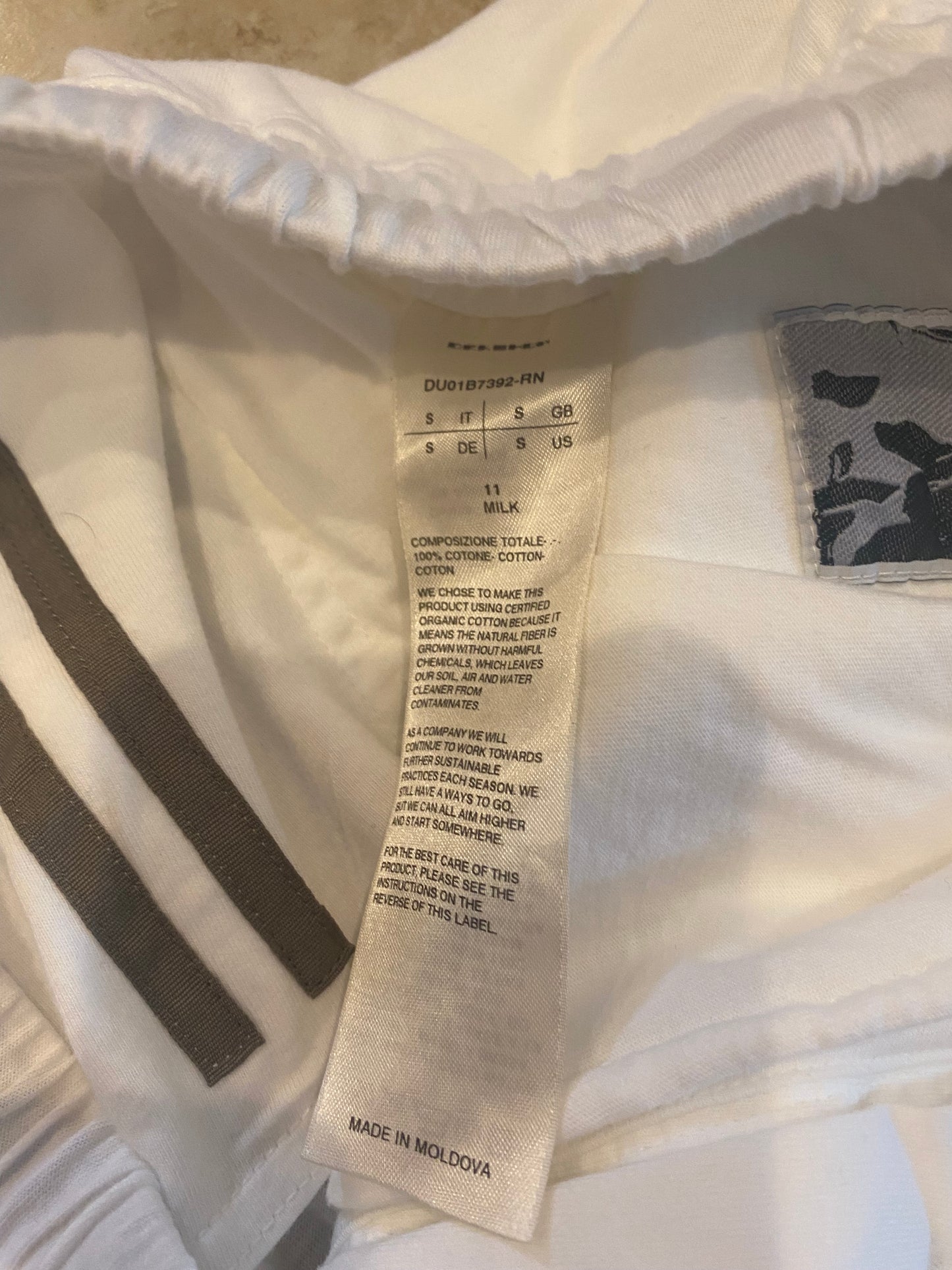 Rick Owens Berlin White Sweatpants