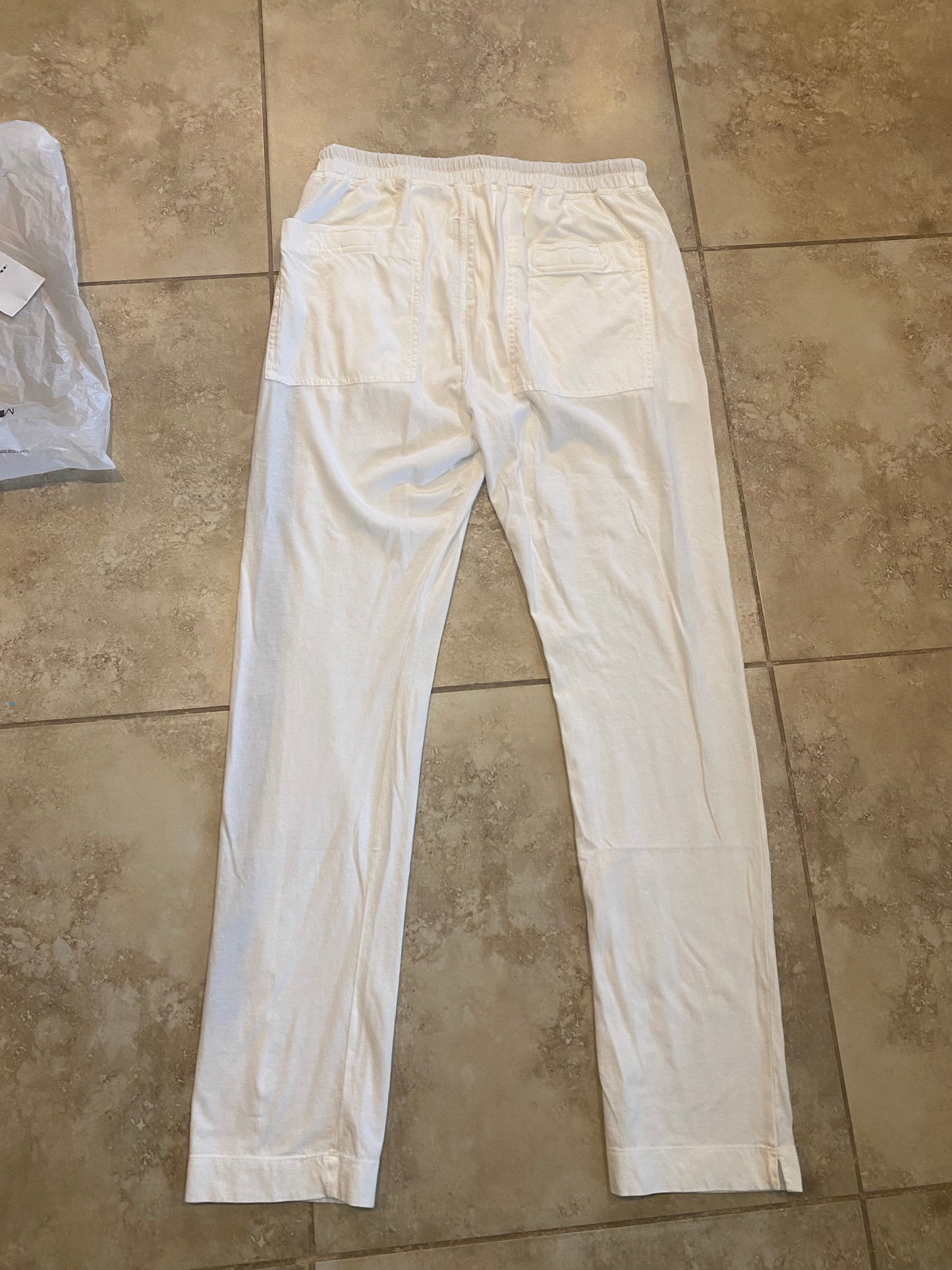 Rick Owens Berlin White Sweatpants