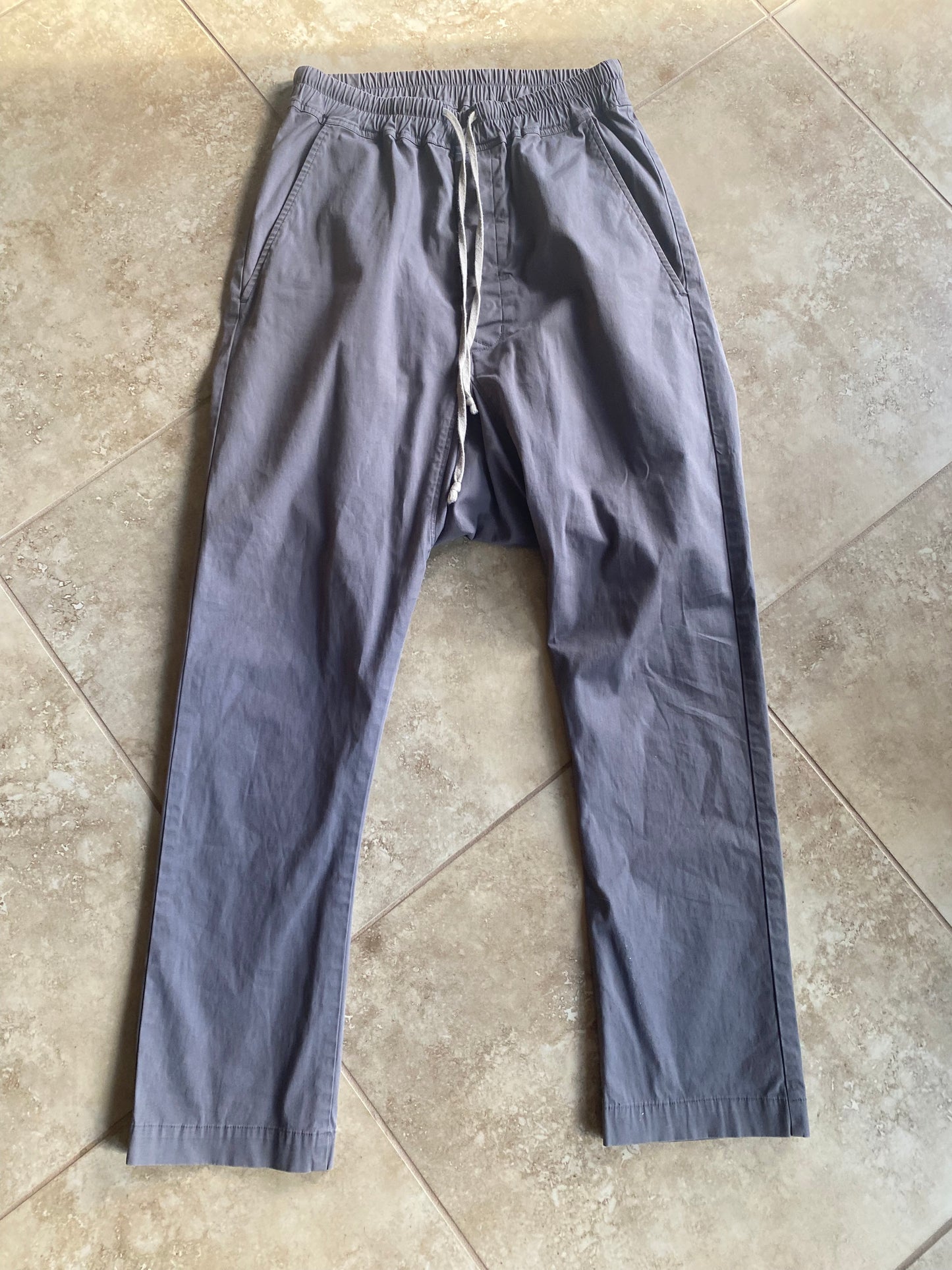 Rick Owens Drop Crotch Mainline Pants