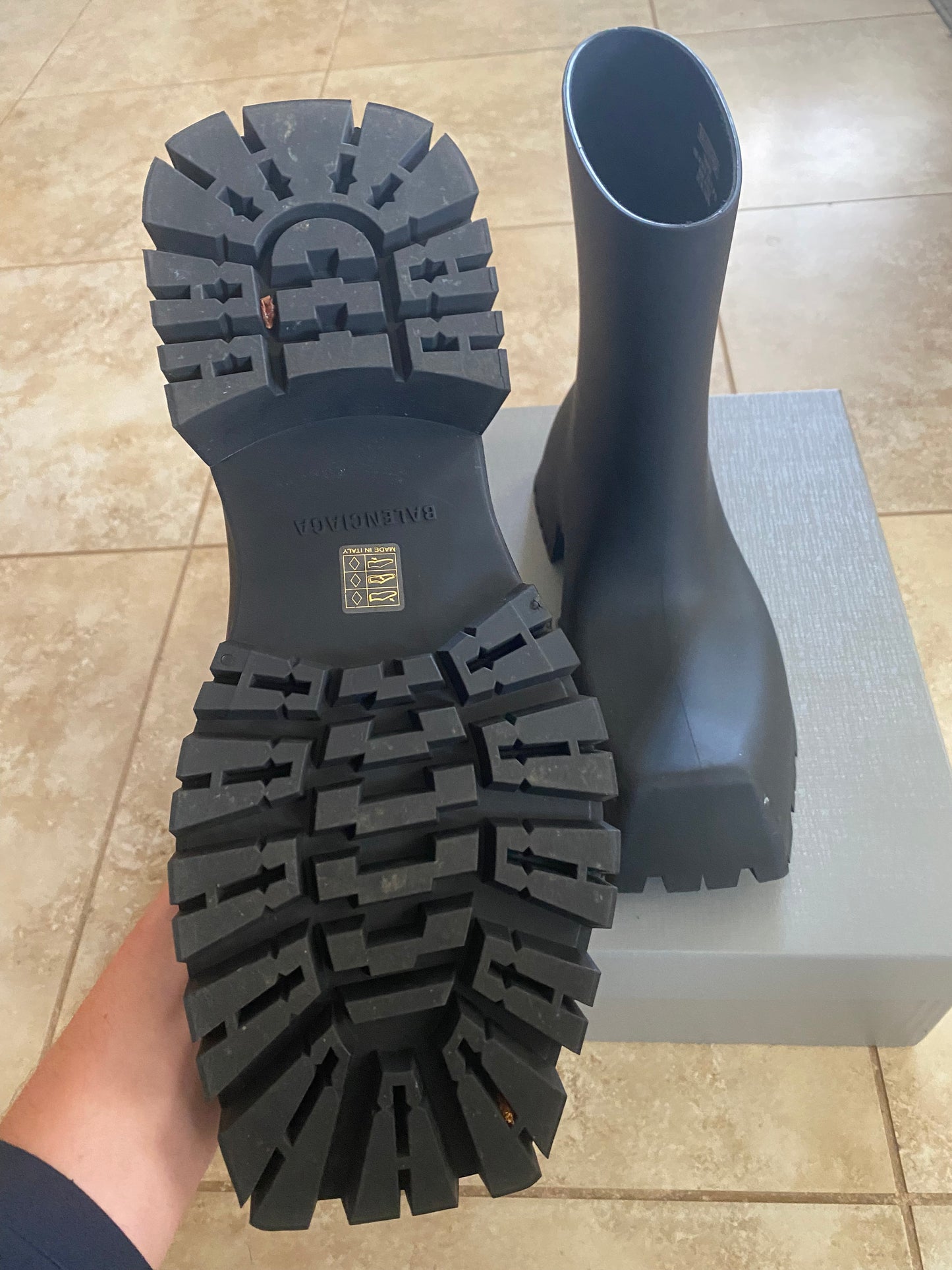 Balenciaga Trooper boots