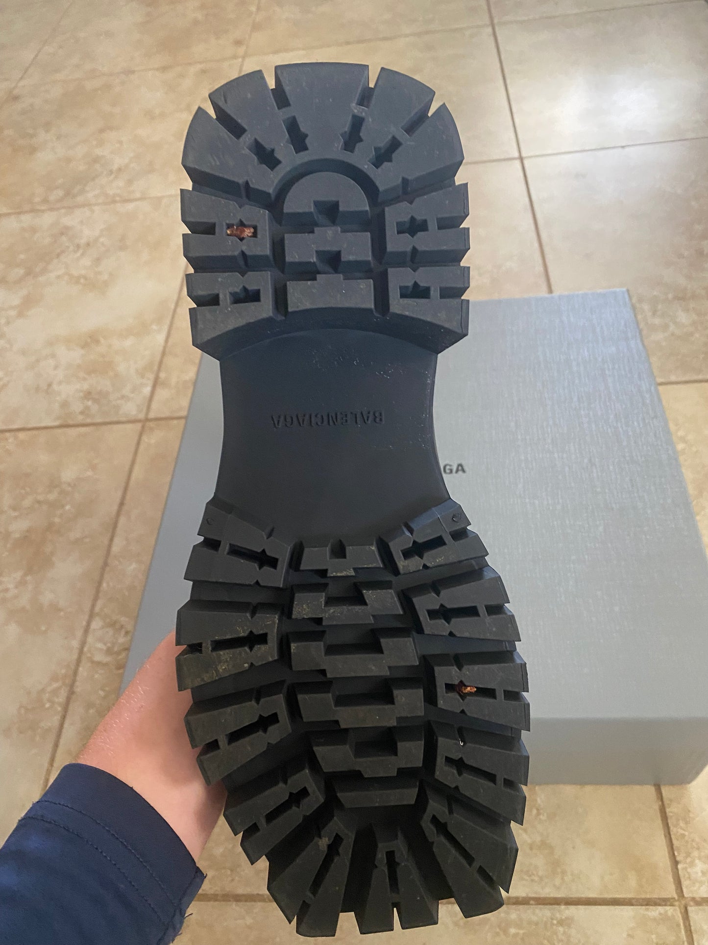 Balenciaga Trooper boots