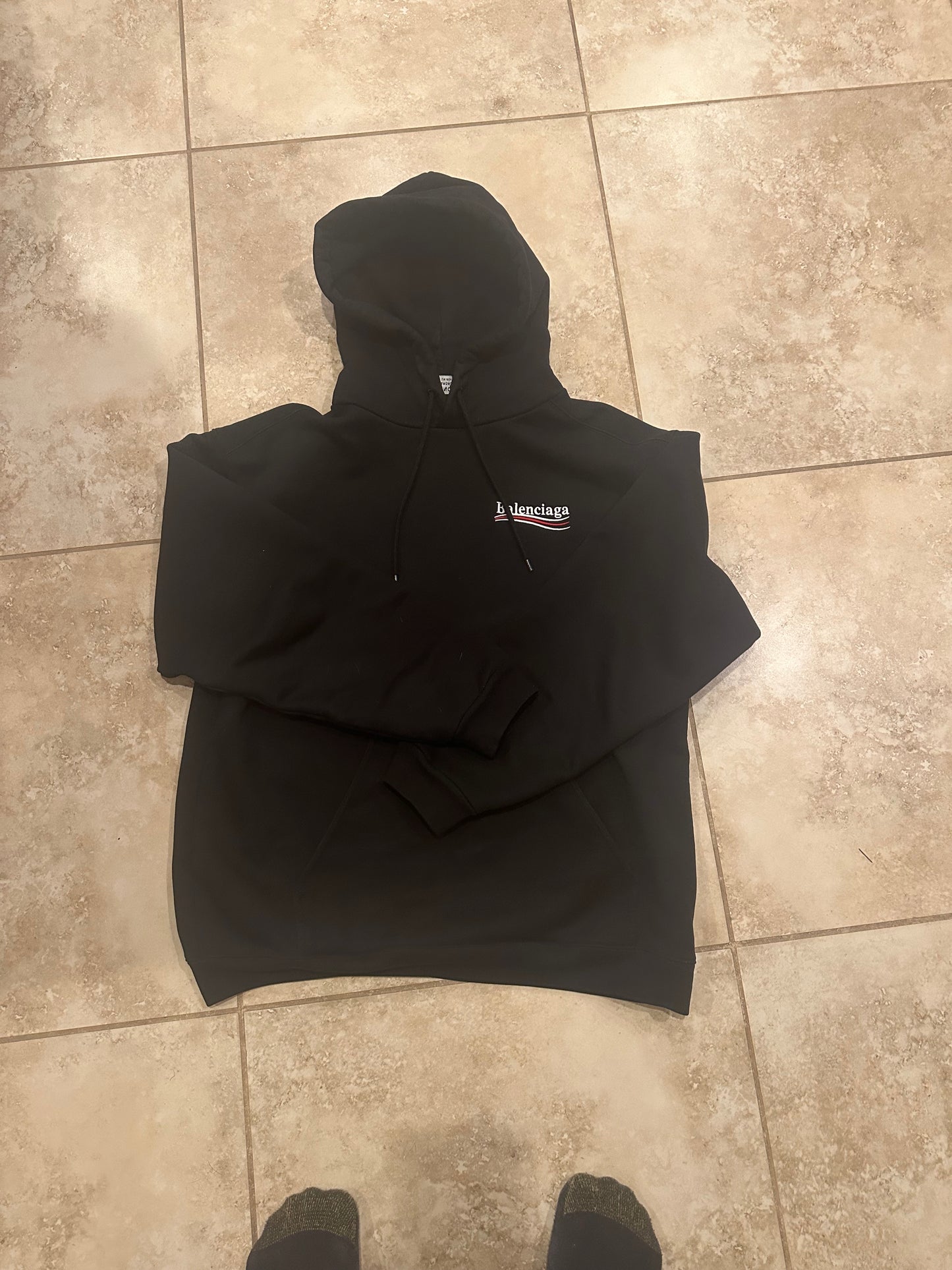 Balenciaga Campaign Logo Hoodie