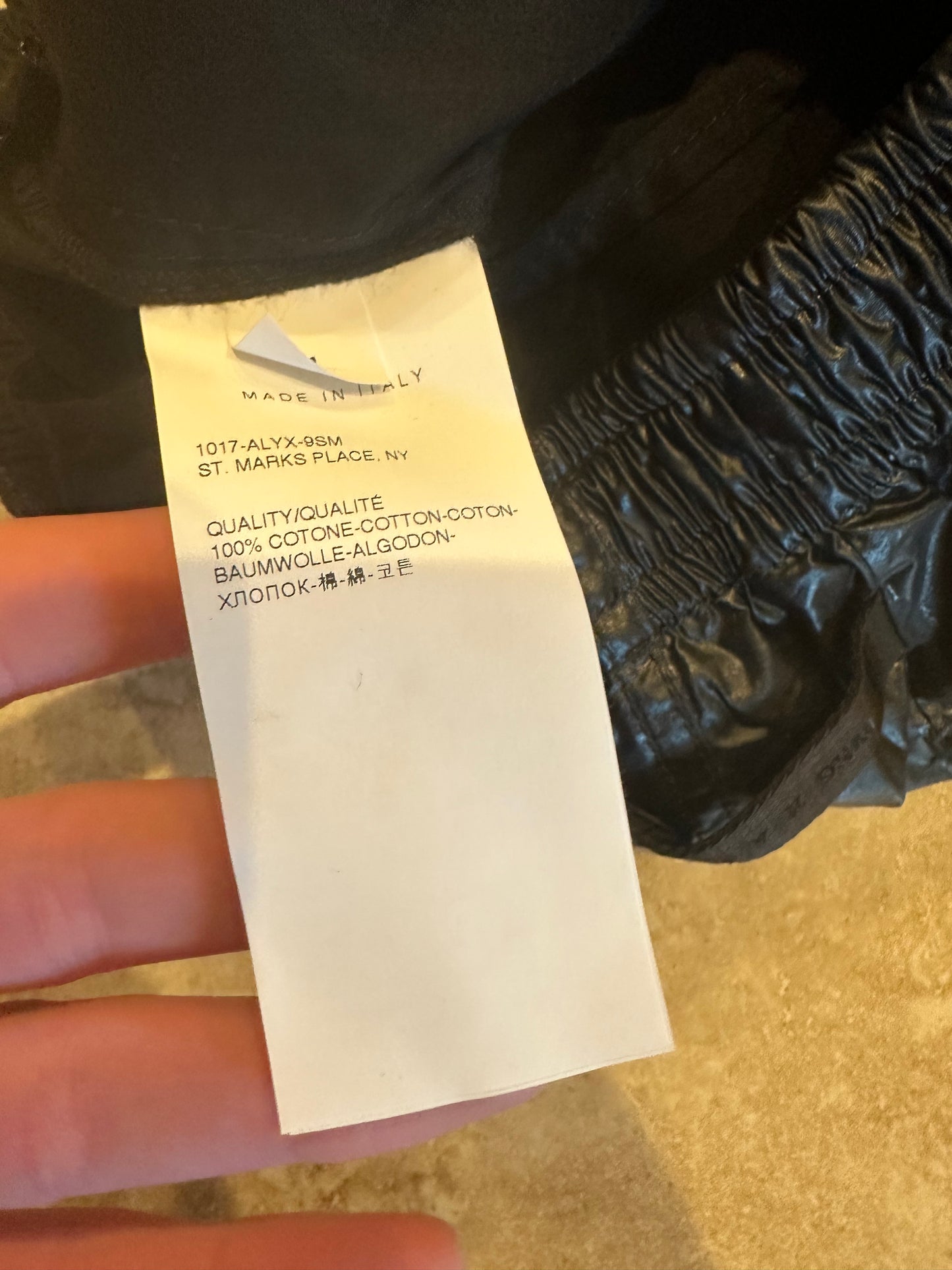1017 Alyx 9SM Wax Shorts
