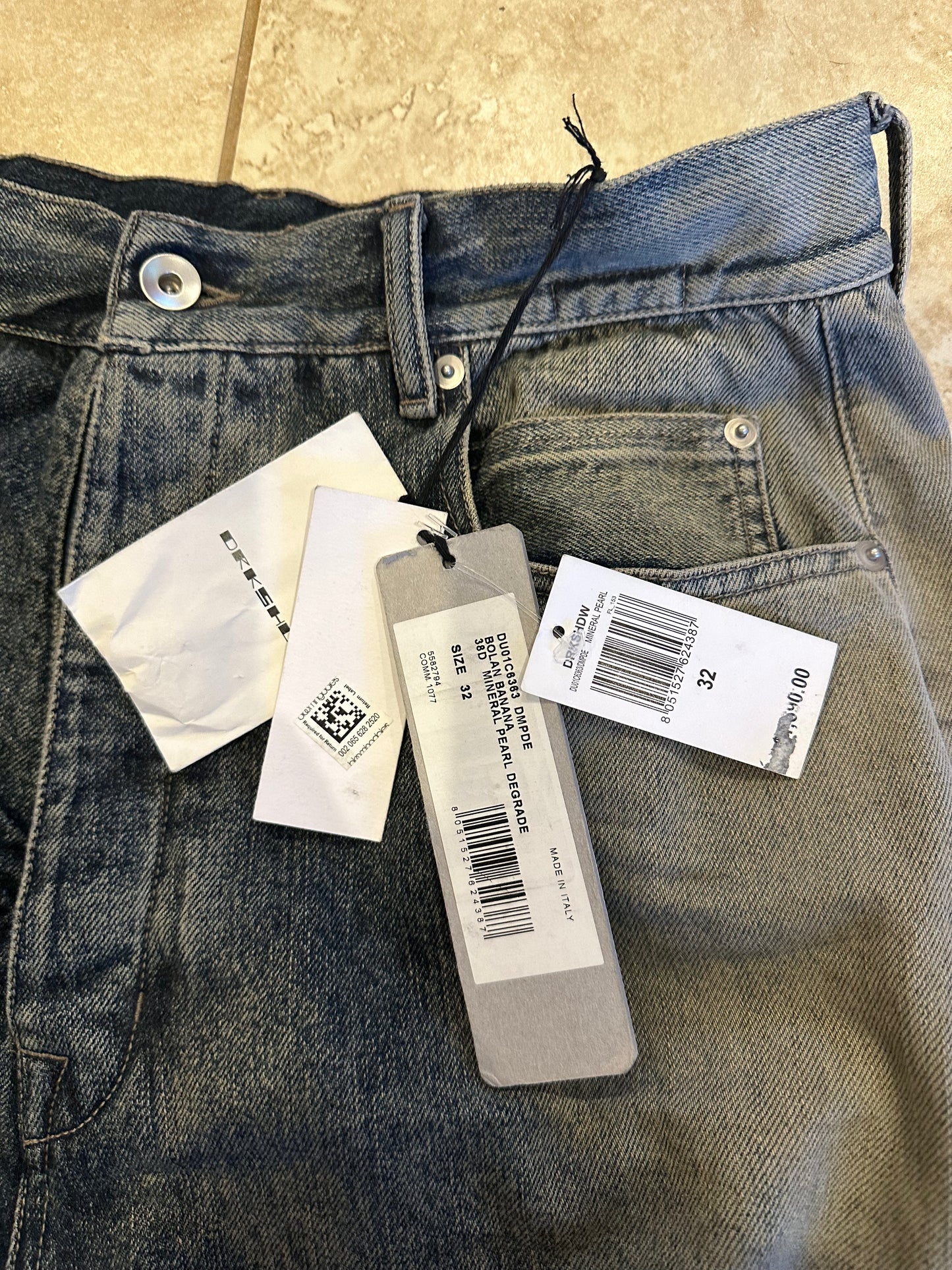 Rick Owens Banana Cuts+ Denim jacket