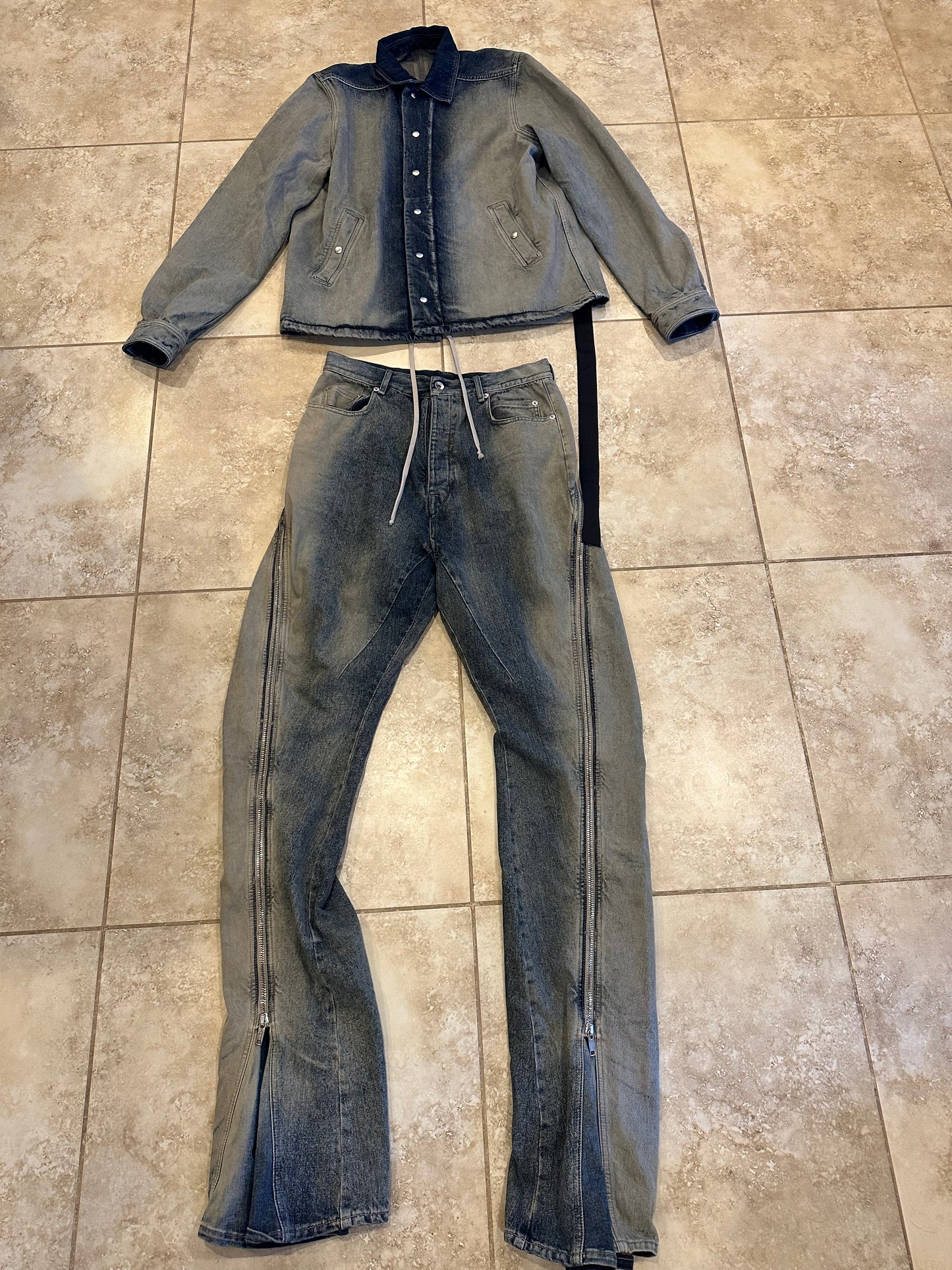 Rick Owens Banana Cuts+ Denim jacket