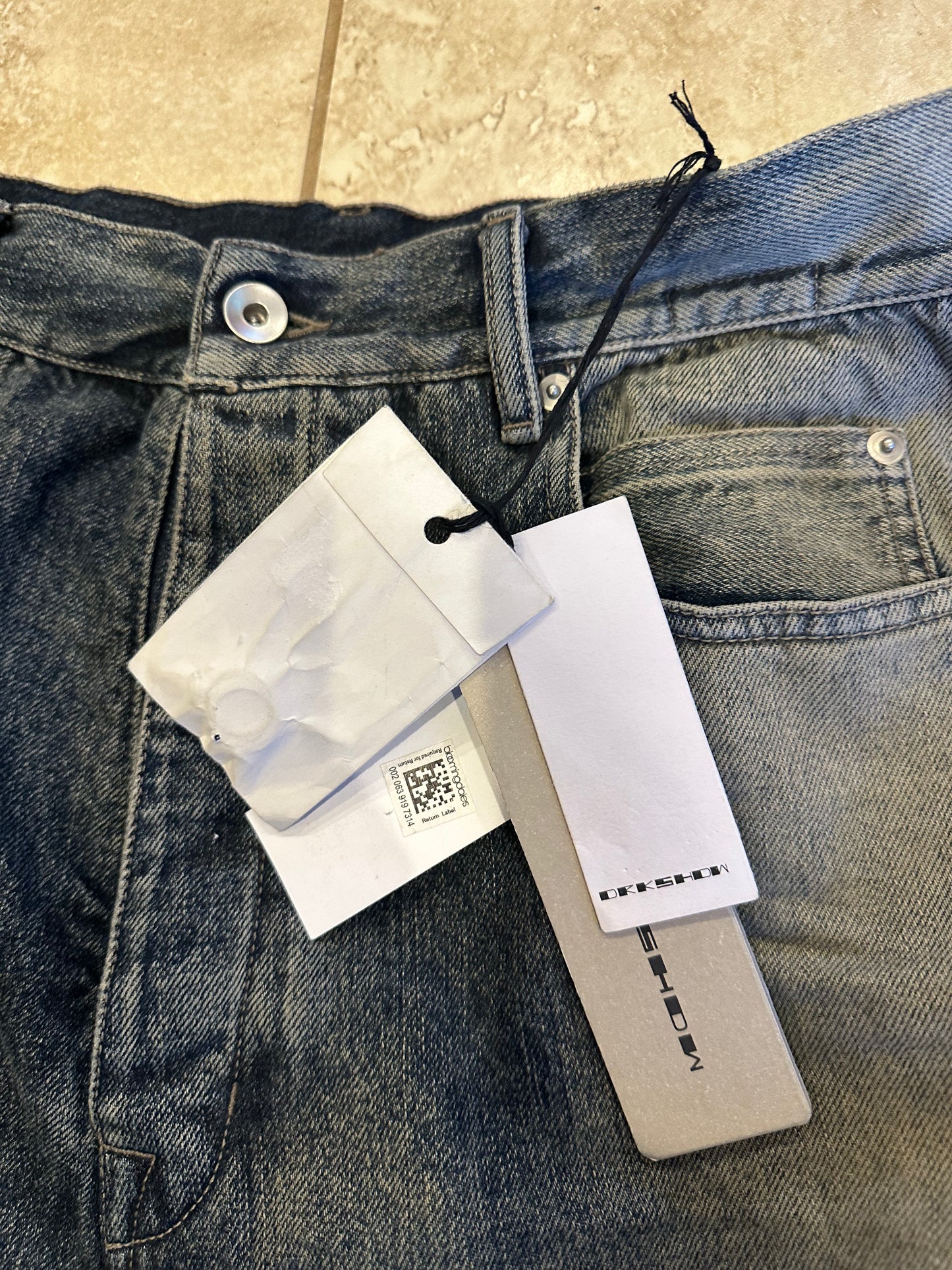 Rick Owens Banana Cuts+ Denim jacket