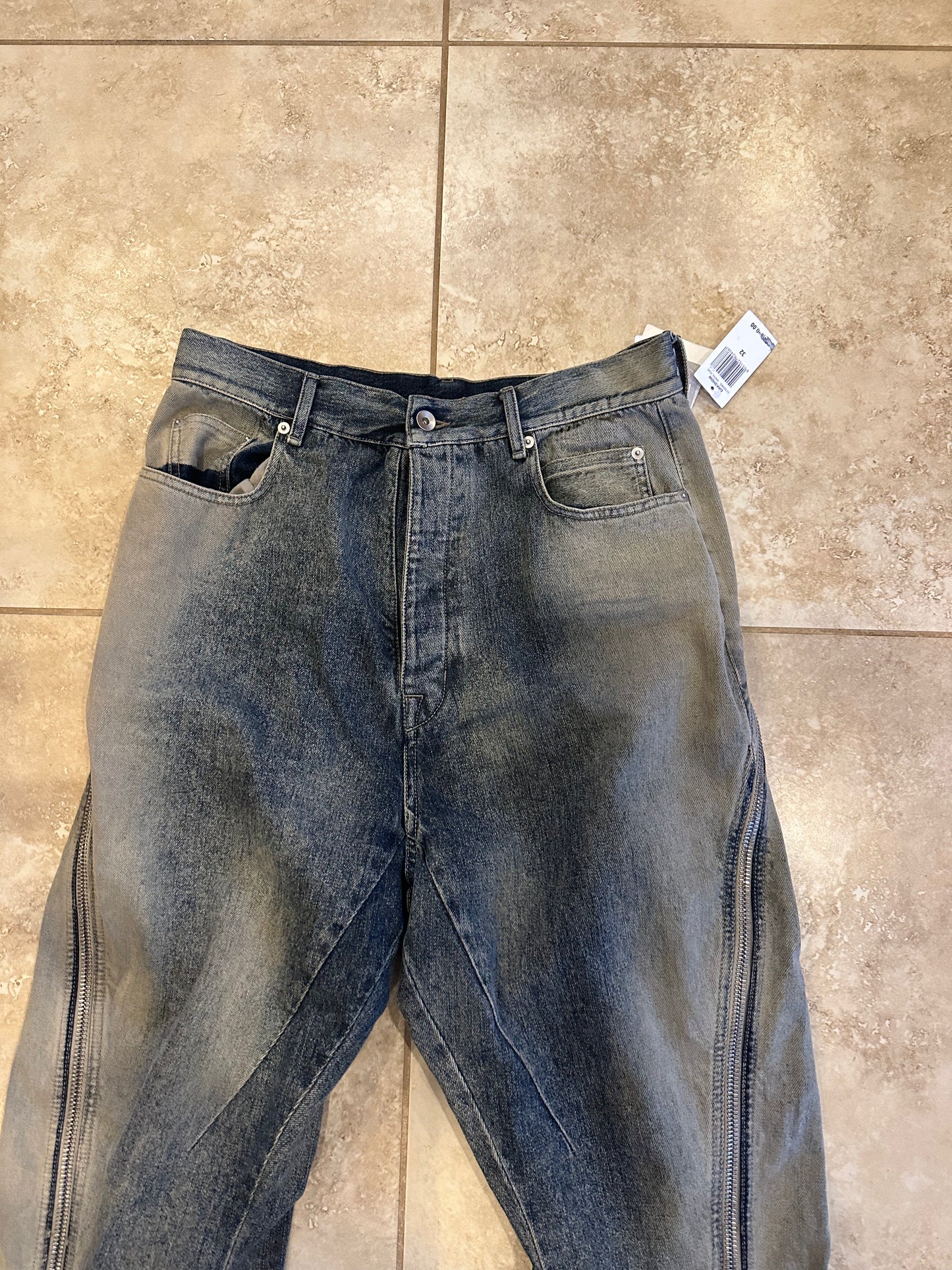 Rick Owens Banana Cuts+ Denim jacket