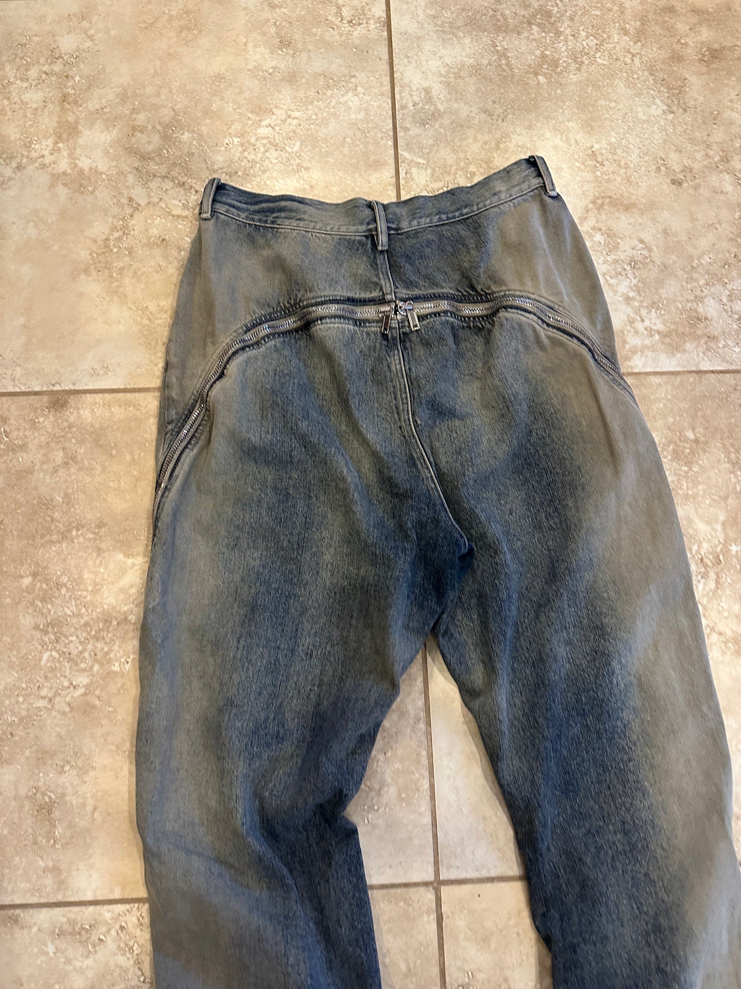 Rick Owens Banana Cuts+ Denim jacket