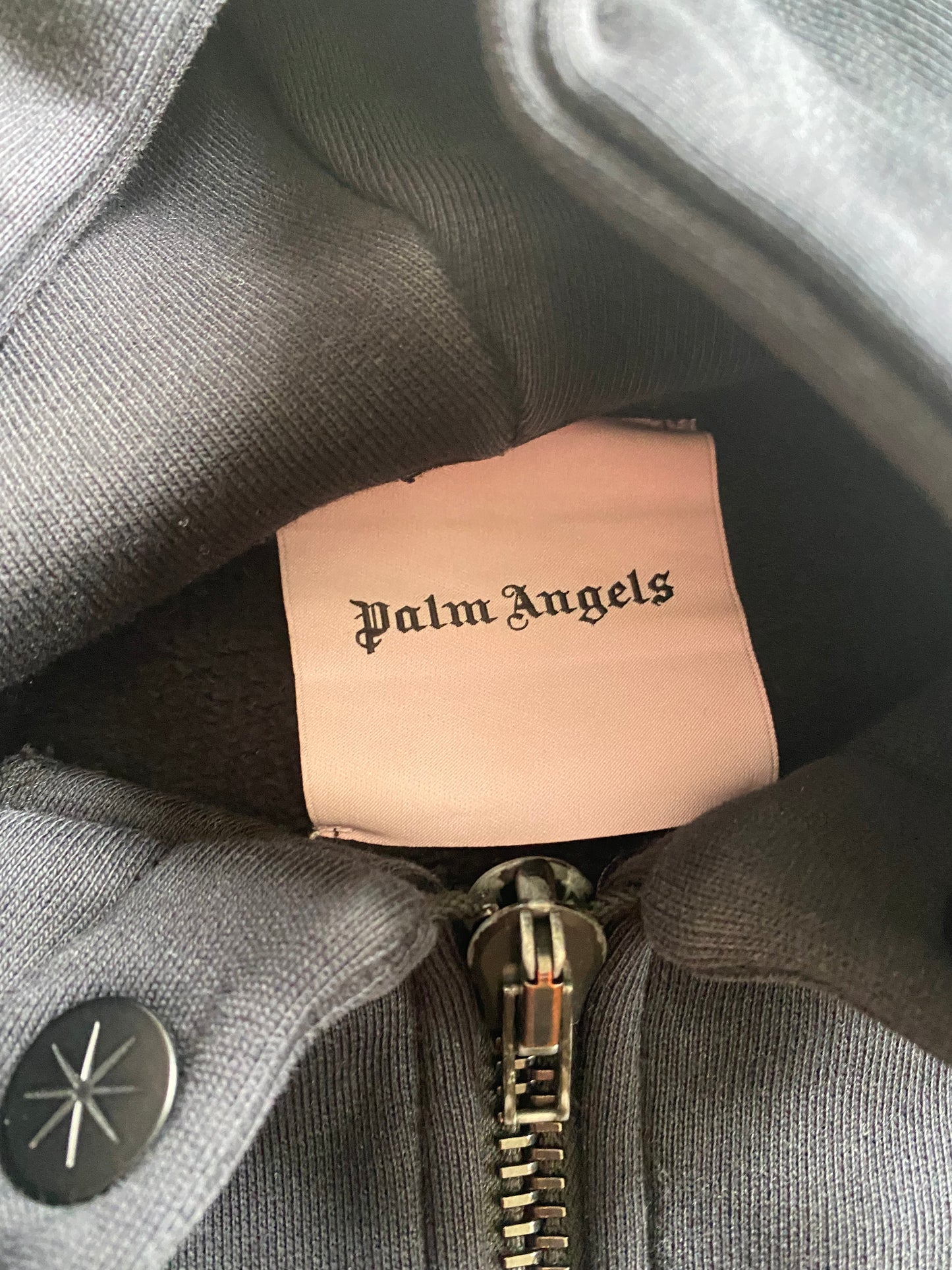 Palm Angels Weed Zip Up Hoodie