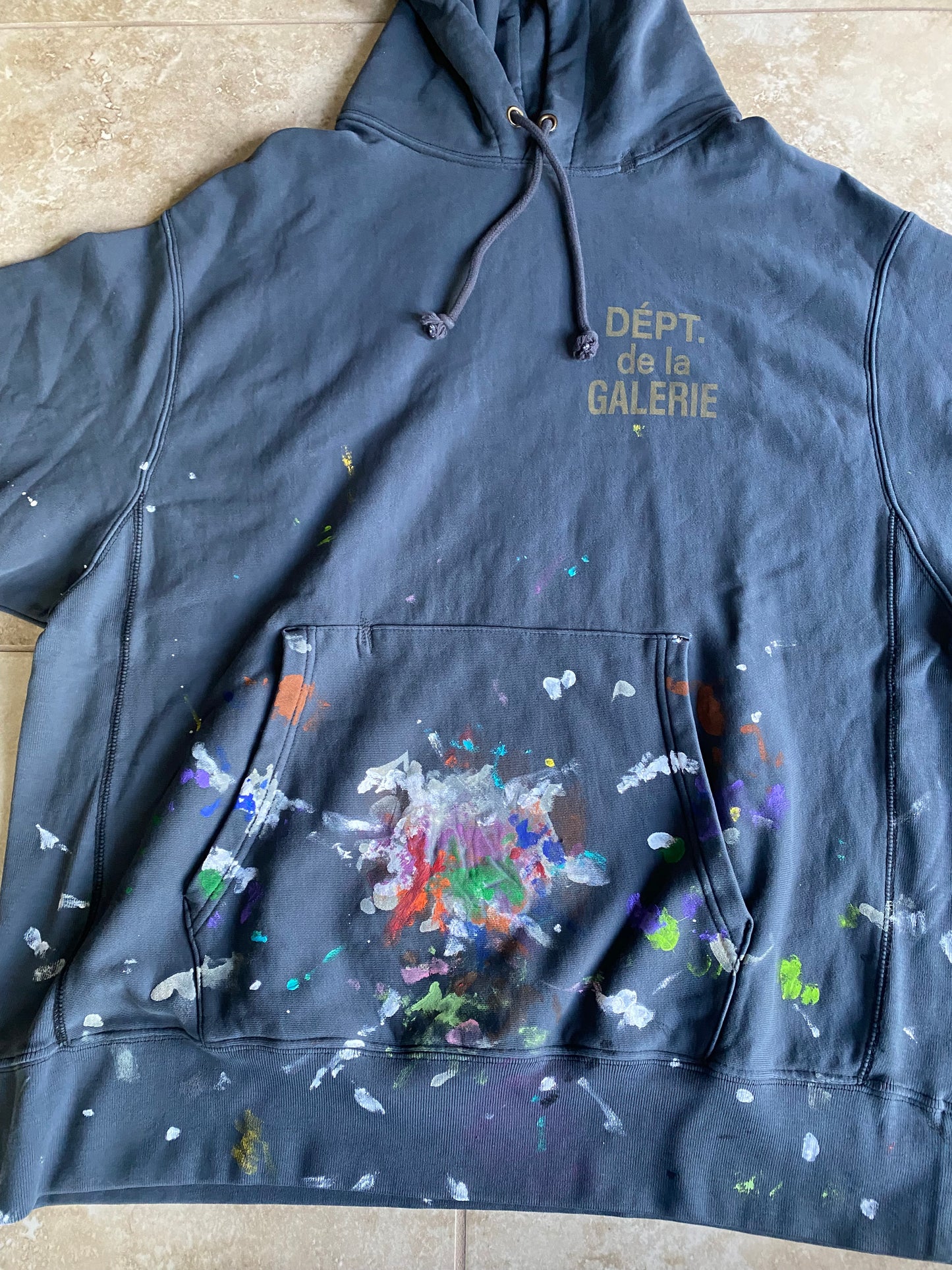 Gallery Dept. Paint Splatter Hoodie