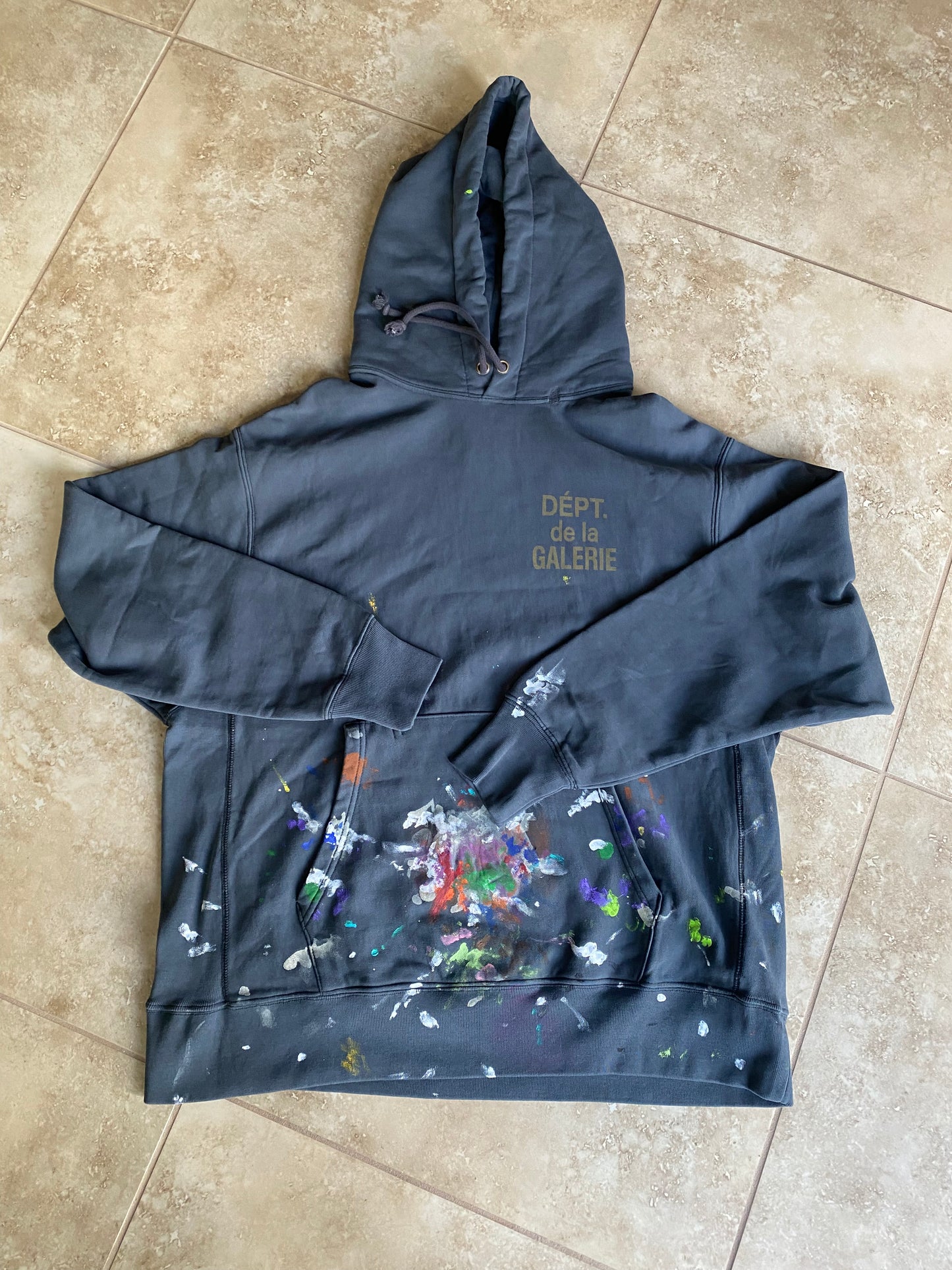 Gallery Dept. Paint Splatter Hoodie