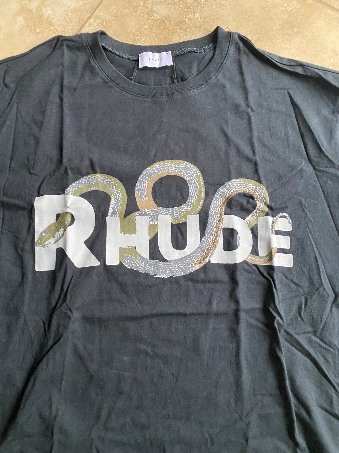 Rhude Snake Logo Tee