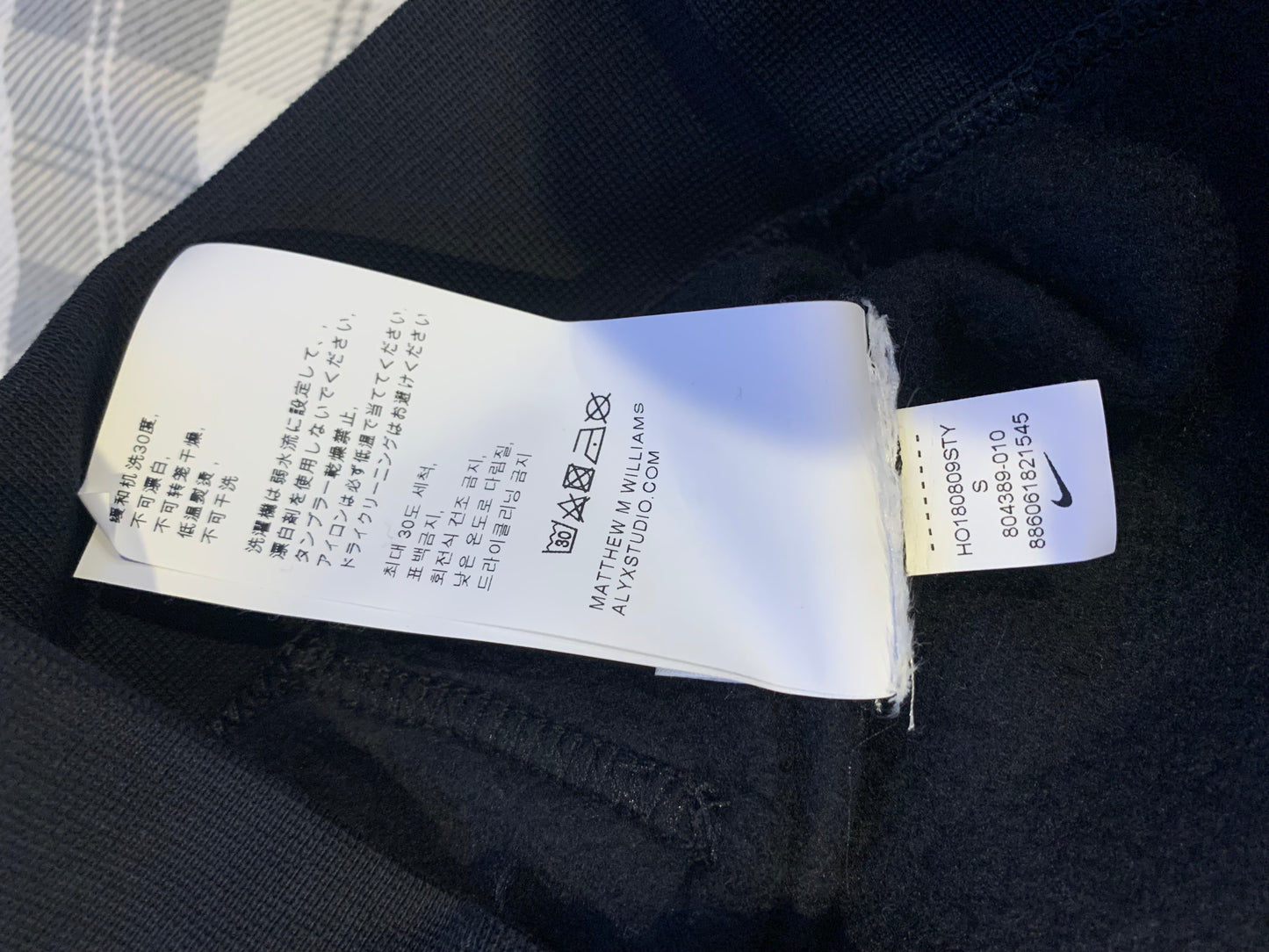 1017 Alyx 9SM Nike zip up Hoodie