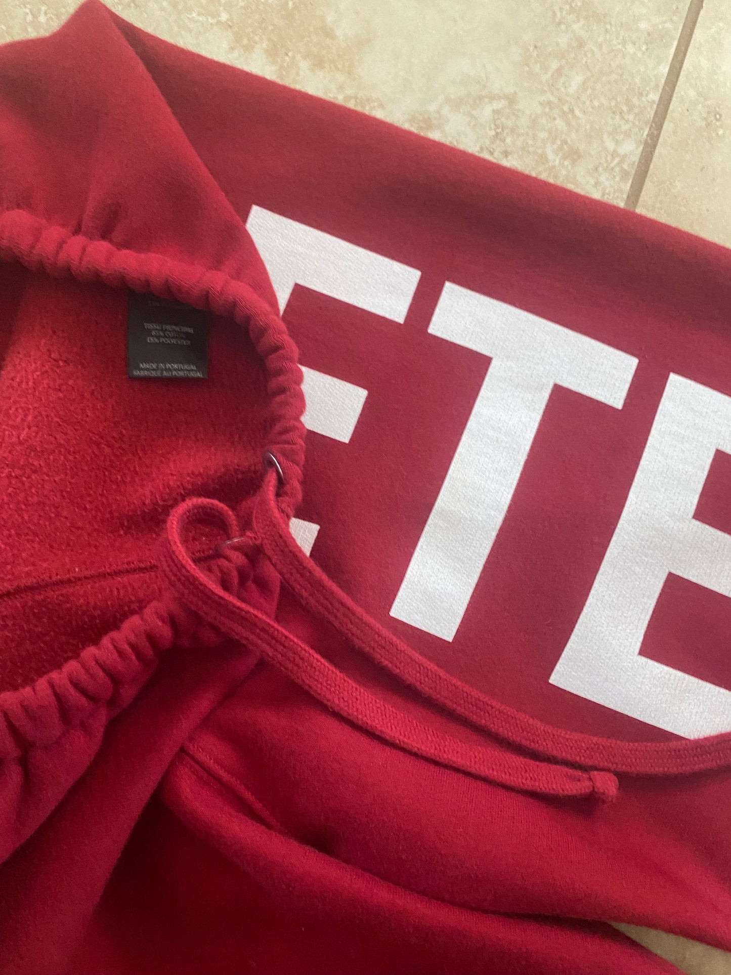 Vetements Red Sweatpants