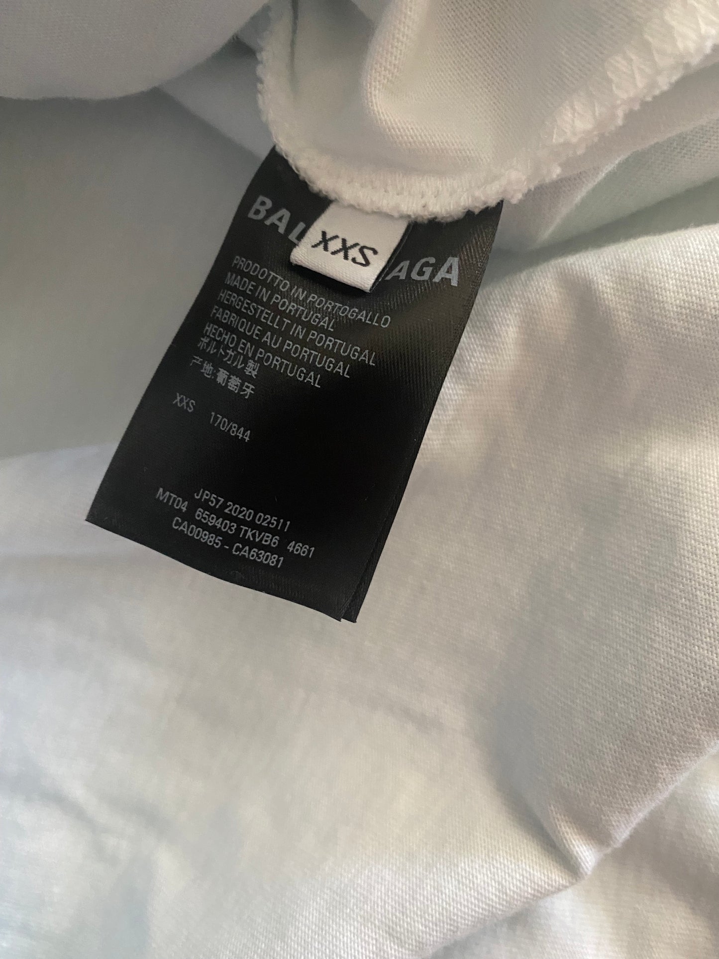 Balenciaga Destroyed Logo Hoodie