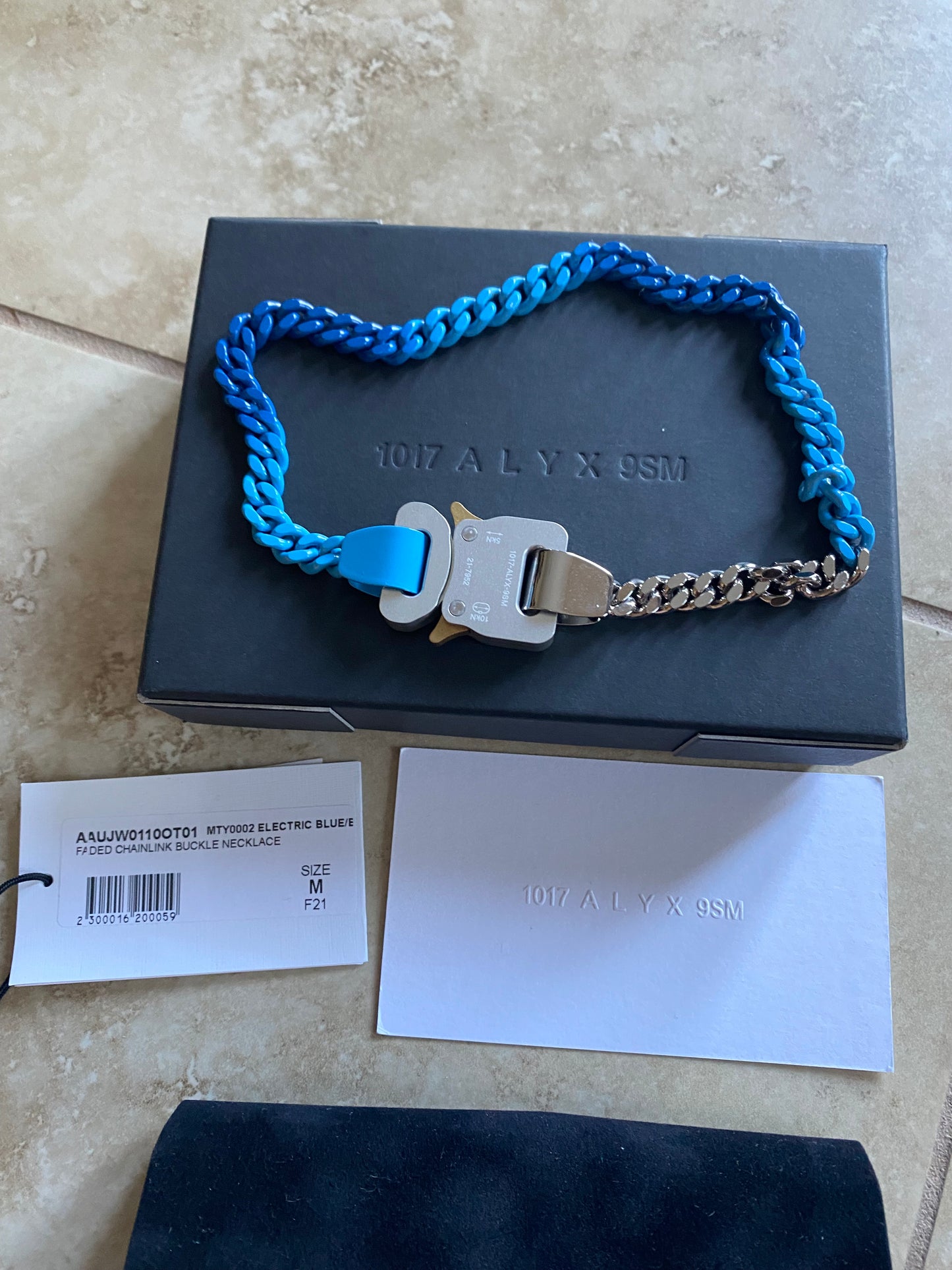 1017 Alyx 9SM Blue Necklace