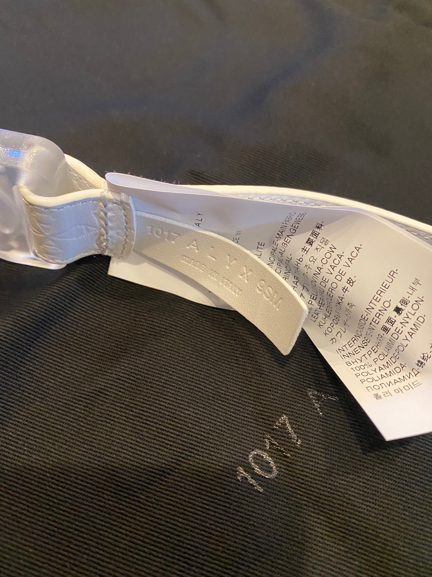 1017 Alyx 9SM Selfridges Leather Belt