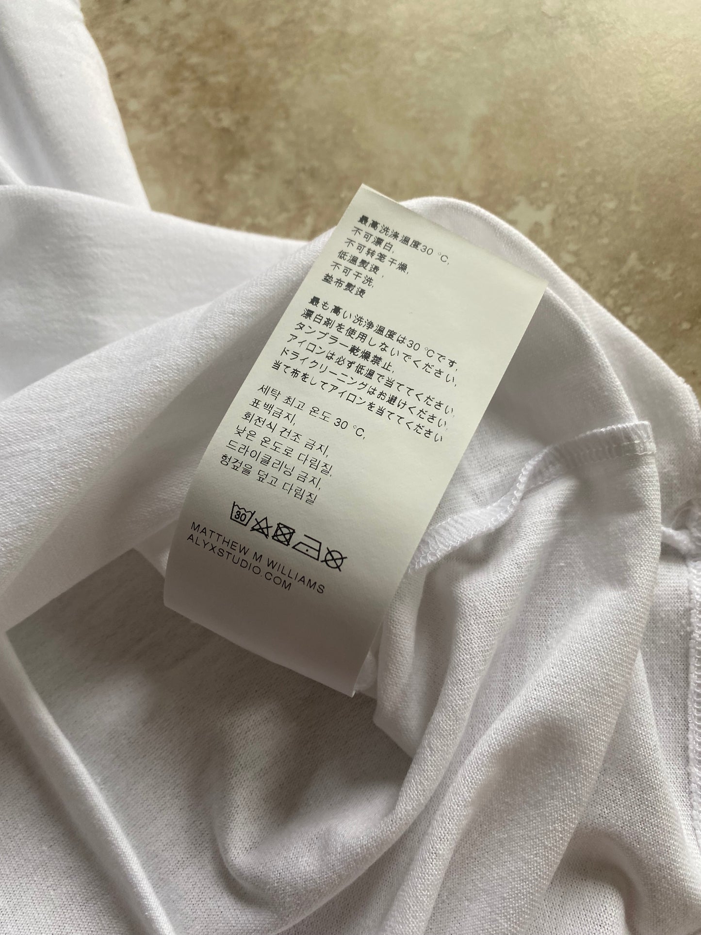 1017 Alyx 9SM White Tee