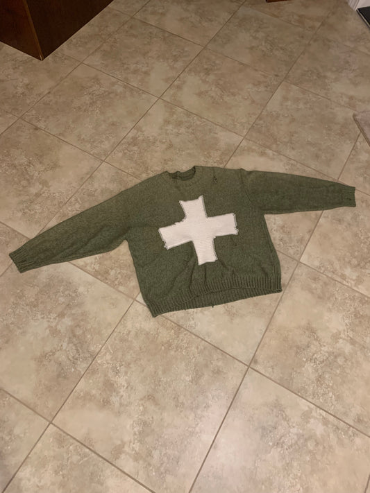 Capital Cross Knit Sweater