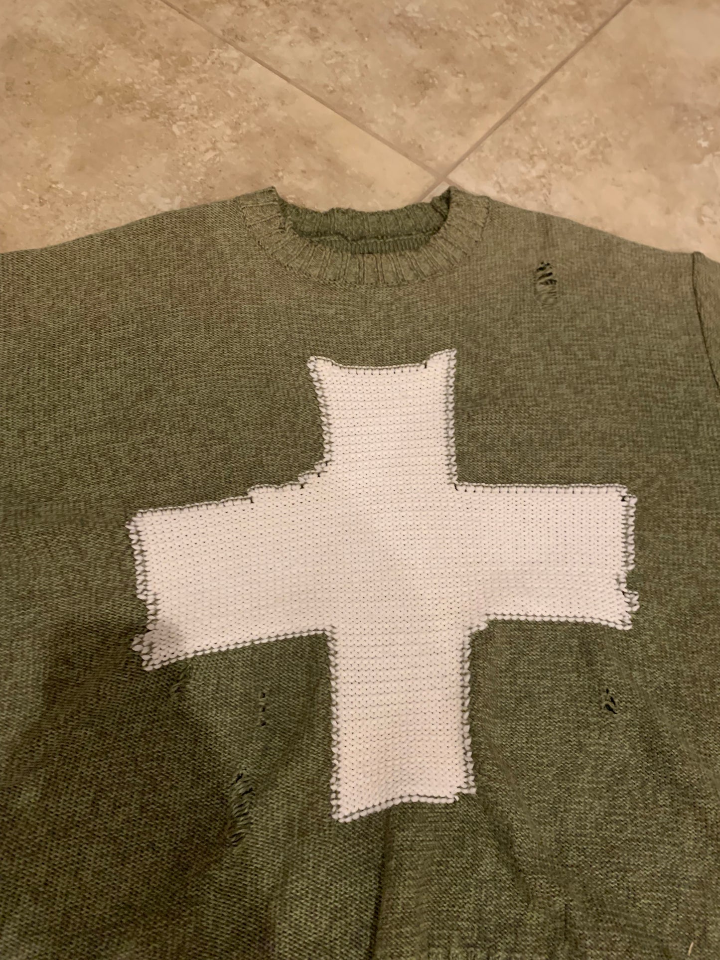 Capital Cross Knit Sweater