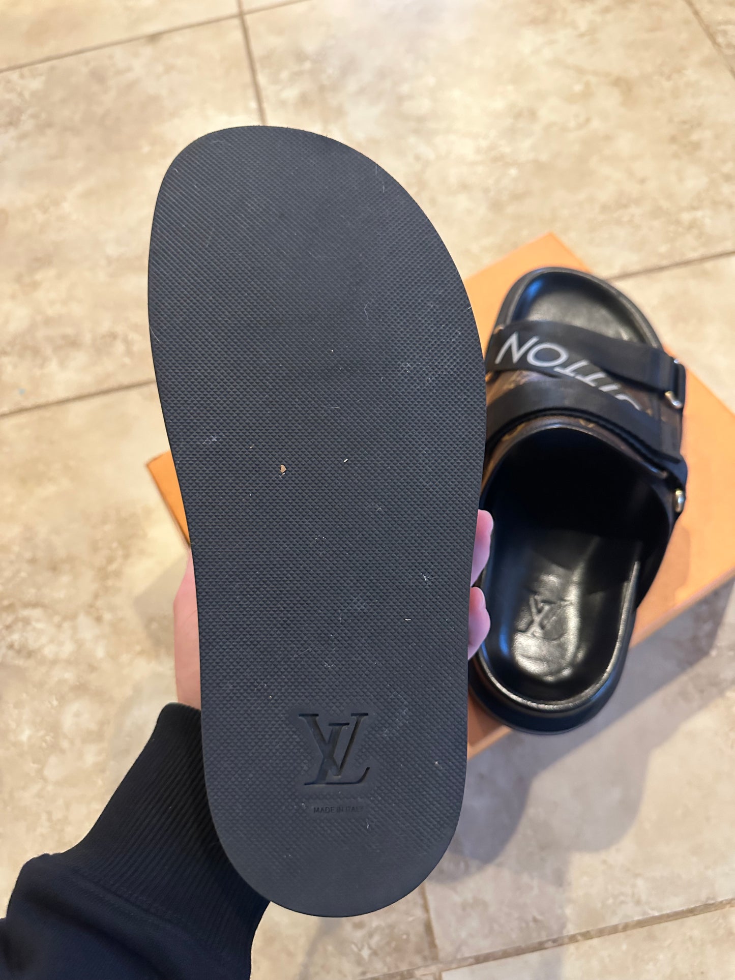 Louis Vuitton Reflective Honolulu Mule Slides