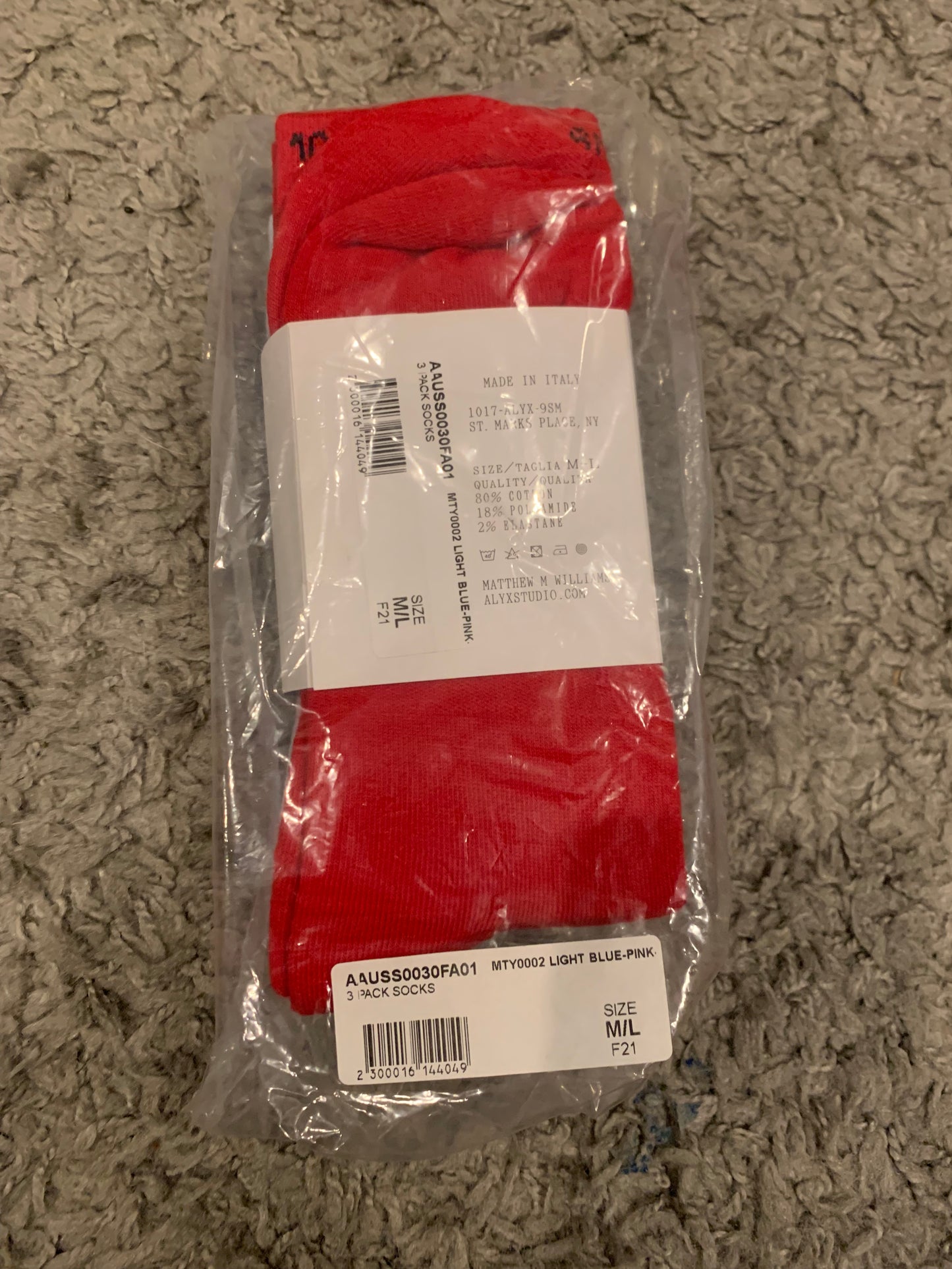 1017 Alyx 9SM Socks