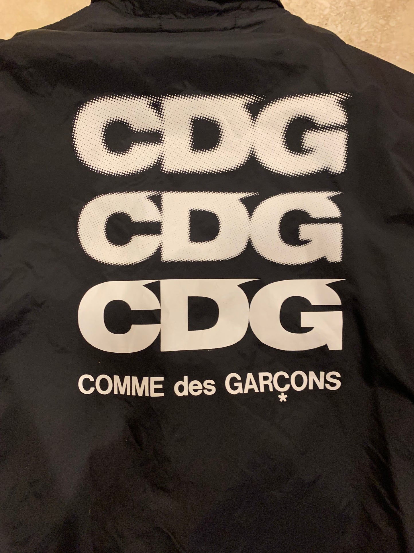 CDG Windbreaker coach jacket
