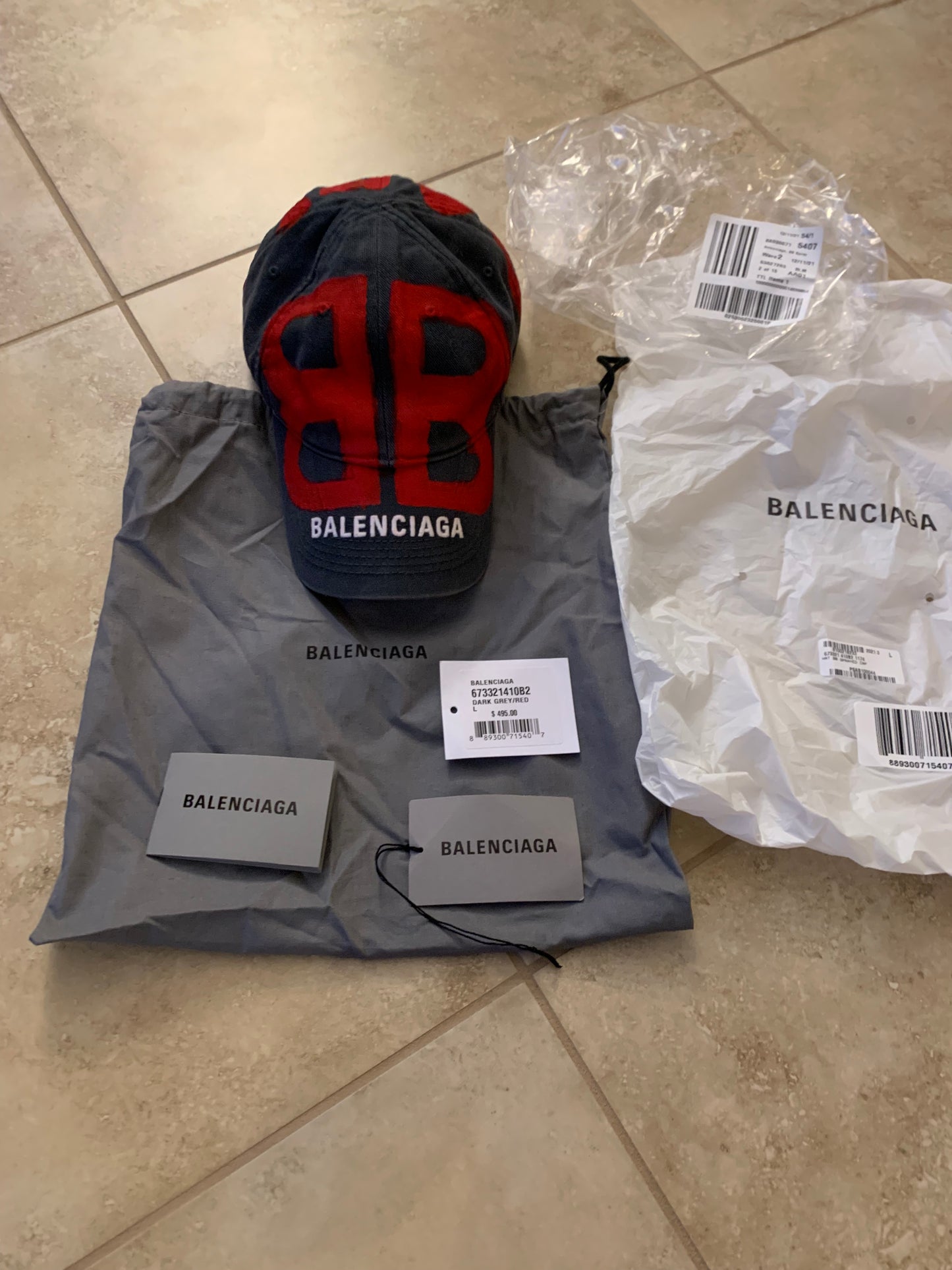 Balenciaga Sprayed painted Hat