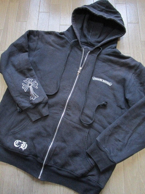 Chrome hearts Cemetery cross zip up hoodie