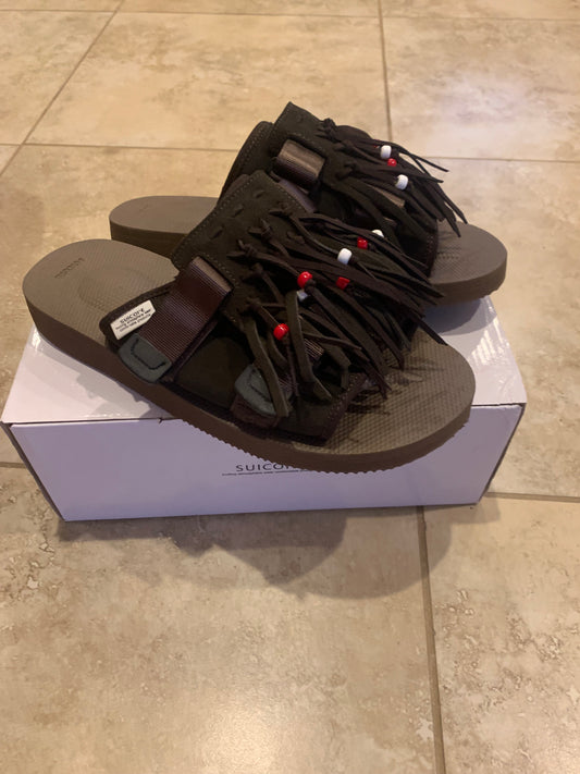 Suicoke moto cab tassel sandals