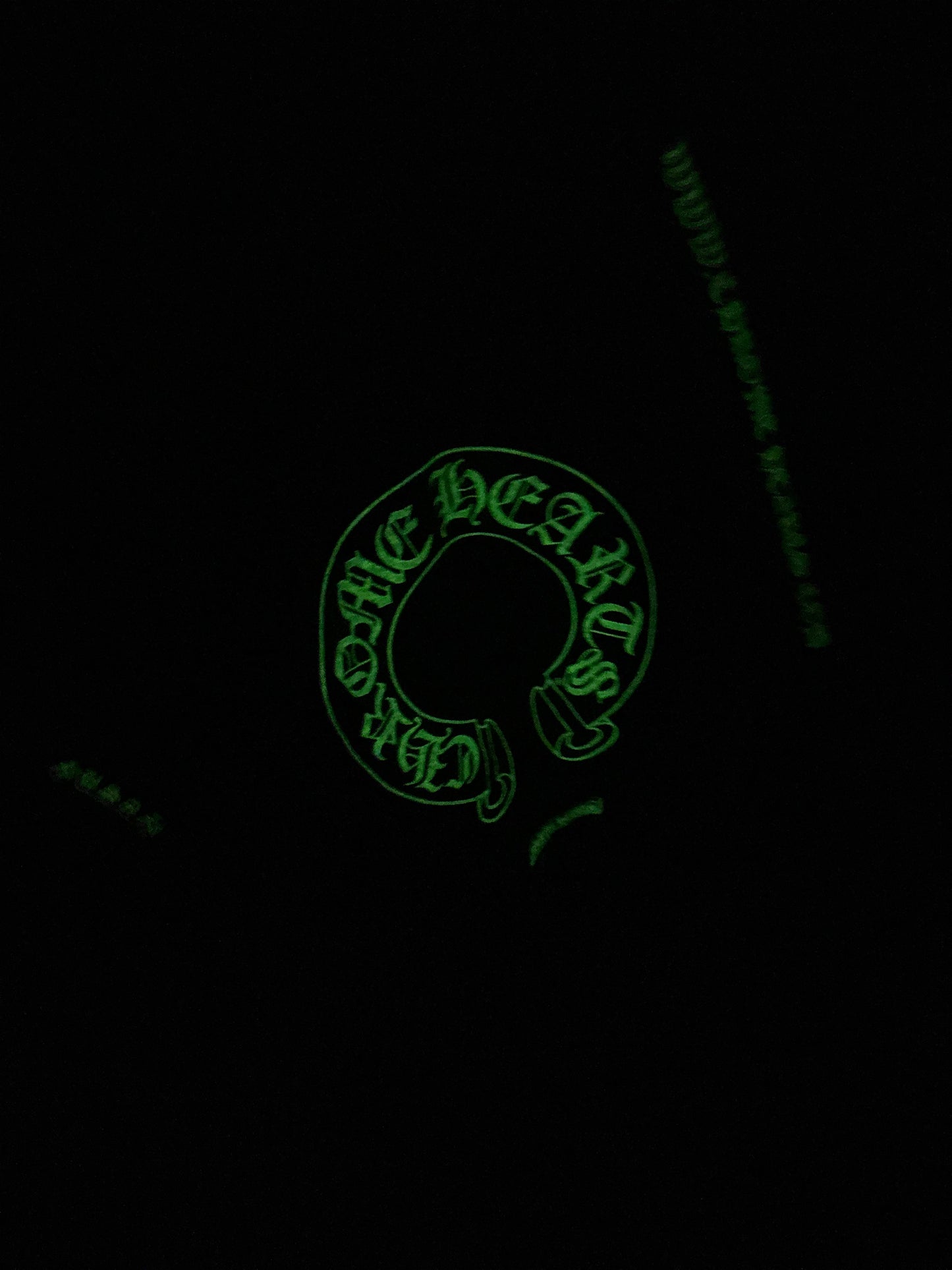 Chrome Hearts Glow in the Dark zip up Hoodie