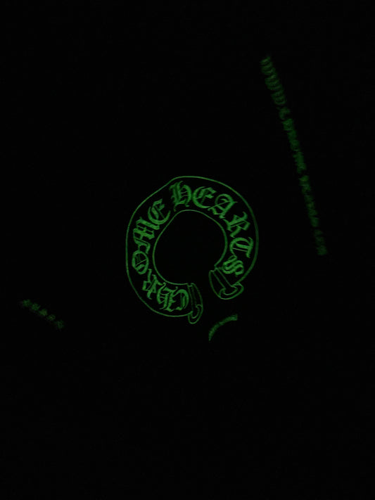 Chrome Hearts Glow in the Dark zip up Hoodie