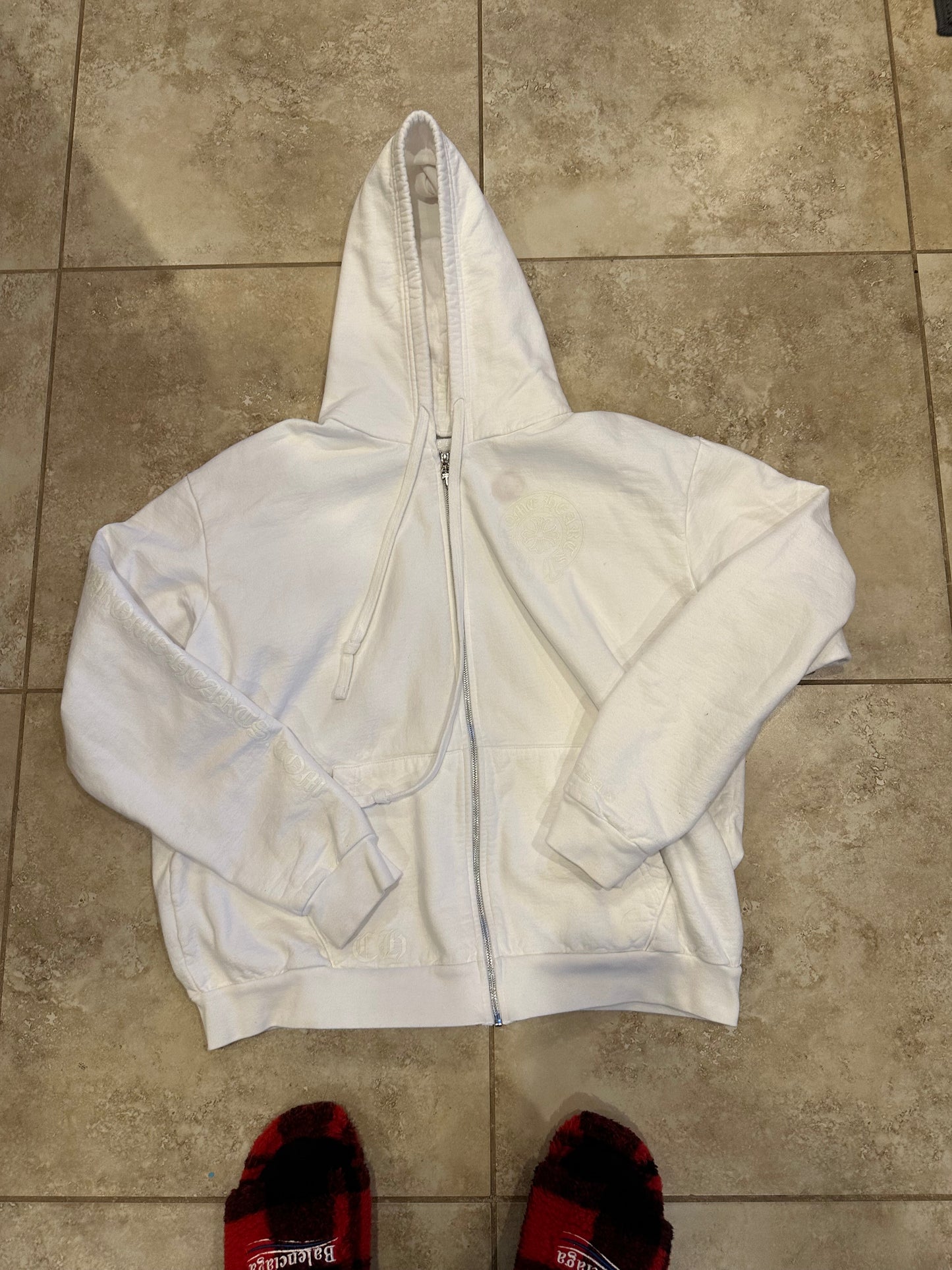 Chrome Hearts Glow in the Dark zip up Hoodie